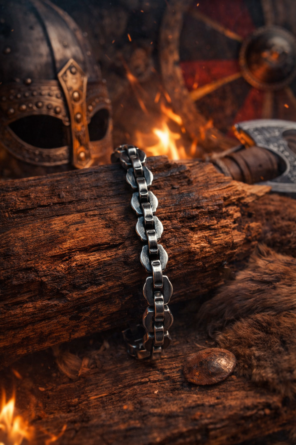 316L Stainless Steel Ironbound Link Bracelet - 8.7mm