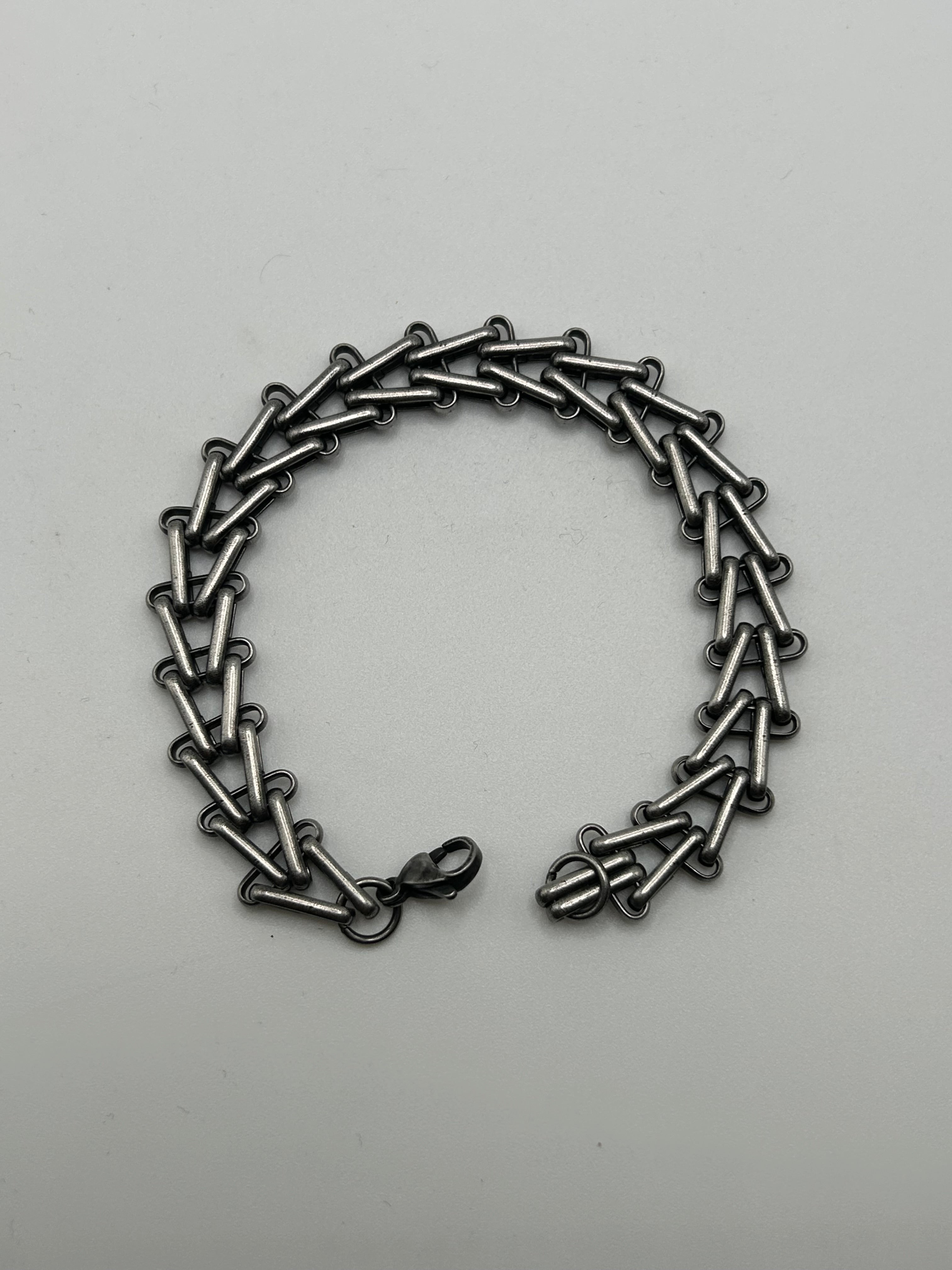 316L Stainless Steel Spine Link Bracelet - 13mm