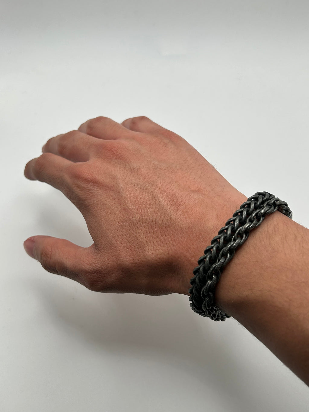 316L Stainless Steel Double Chain Link Bracelet - 13mm