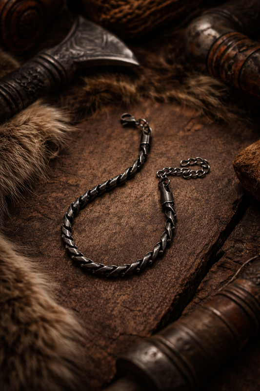 316L Stainless Steel Adjustable Imperial Link Bracelet - 4.6mm