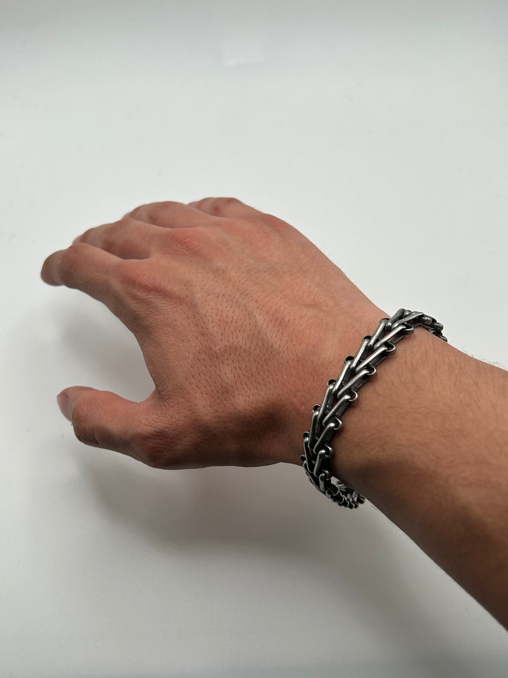 316L Stainless Steel Spine Link Bracelet - 13mm