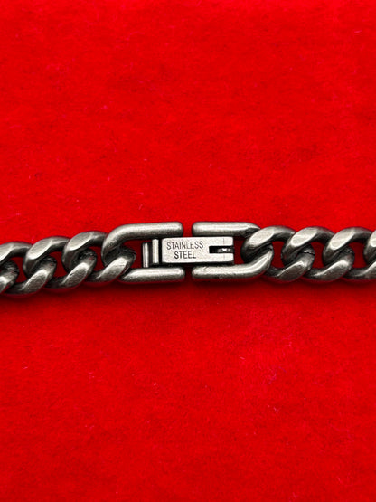 316L Stainless Steel Discrete Cuban Link Bracelet - 6mm