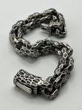 316L Stainless Steel Molten Link Bracelet 13mm - 100+ Gram Reserve