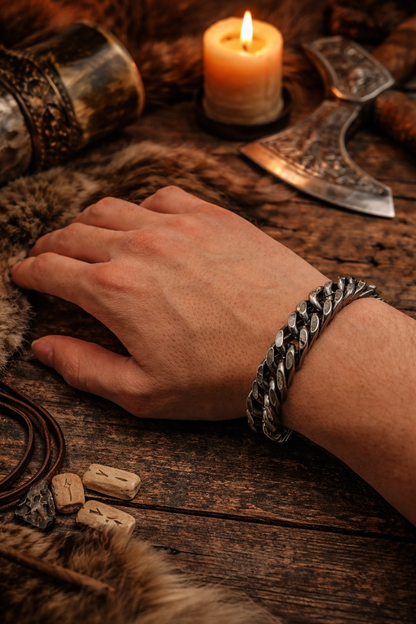 316L Stainless Steel Heavyweight Cuban Link Bracelet - 12MM