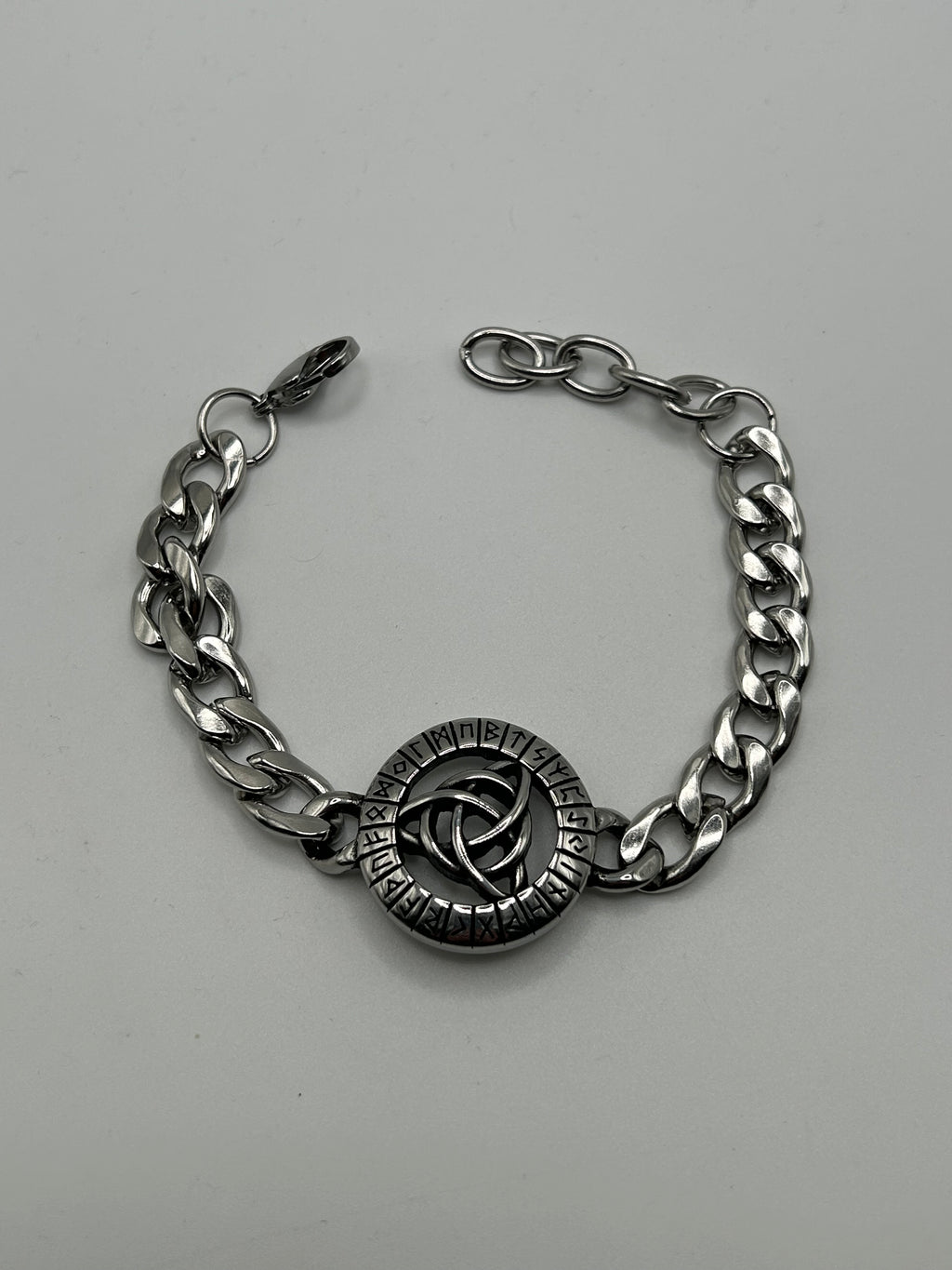 316L Stainless Steel Valknut Bracelet - Relic Series