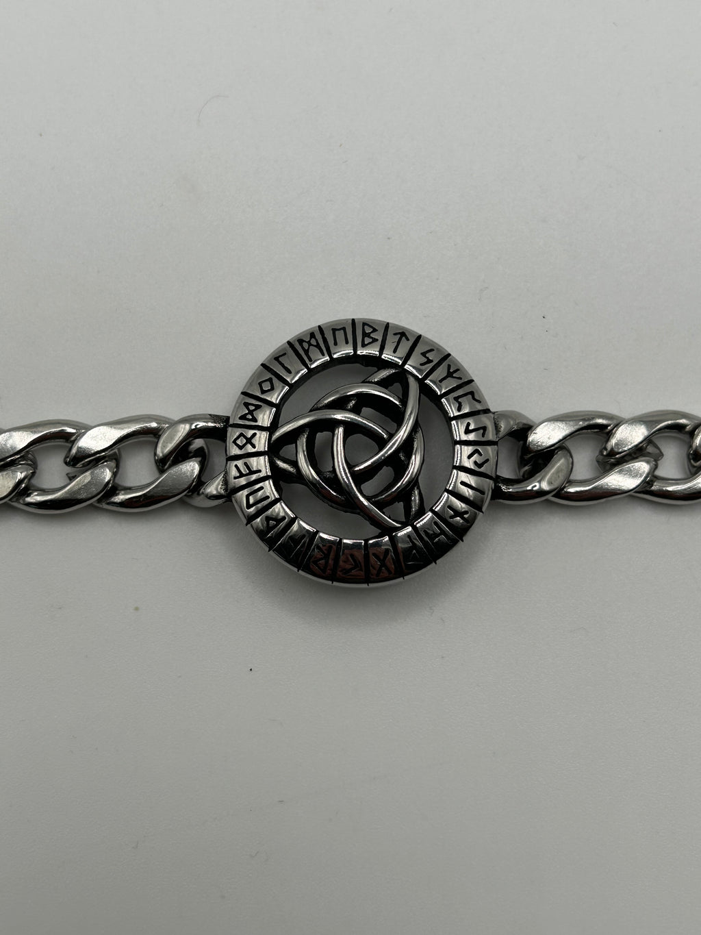 316L Stainless Steel Valknut Bracelet - Relic Series