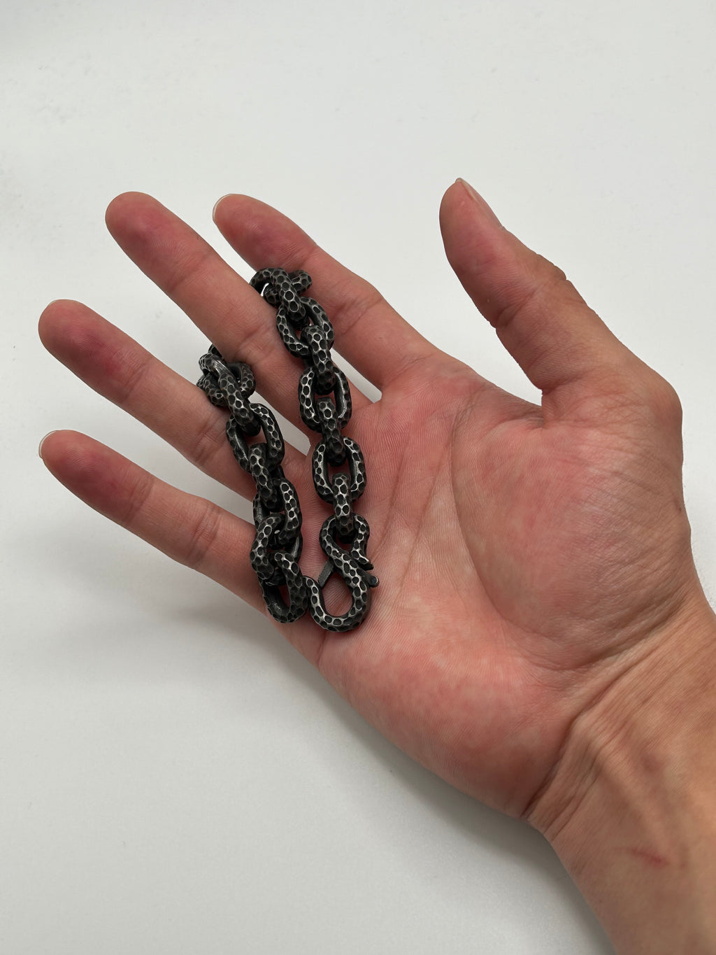 316L Stainless Steel Snake Bite Link Bracelet -13mm