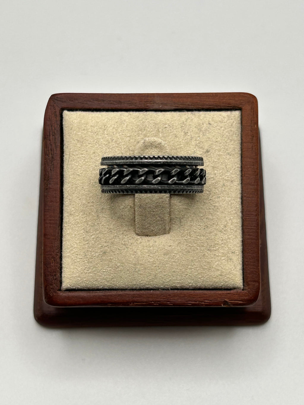 316L Stainless Steel Cuban Ring - Relic Series