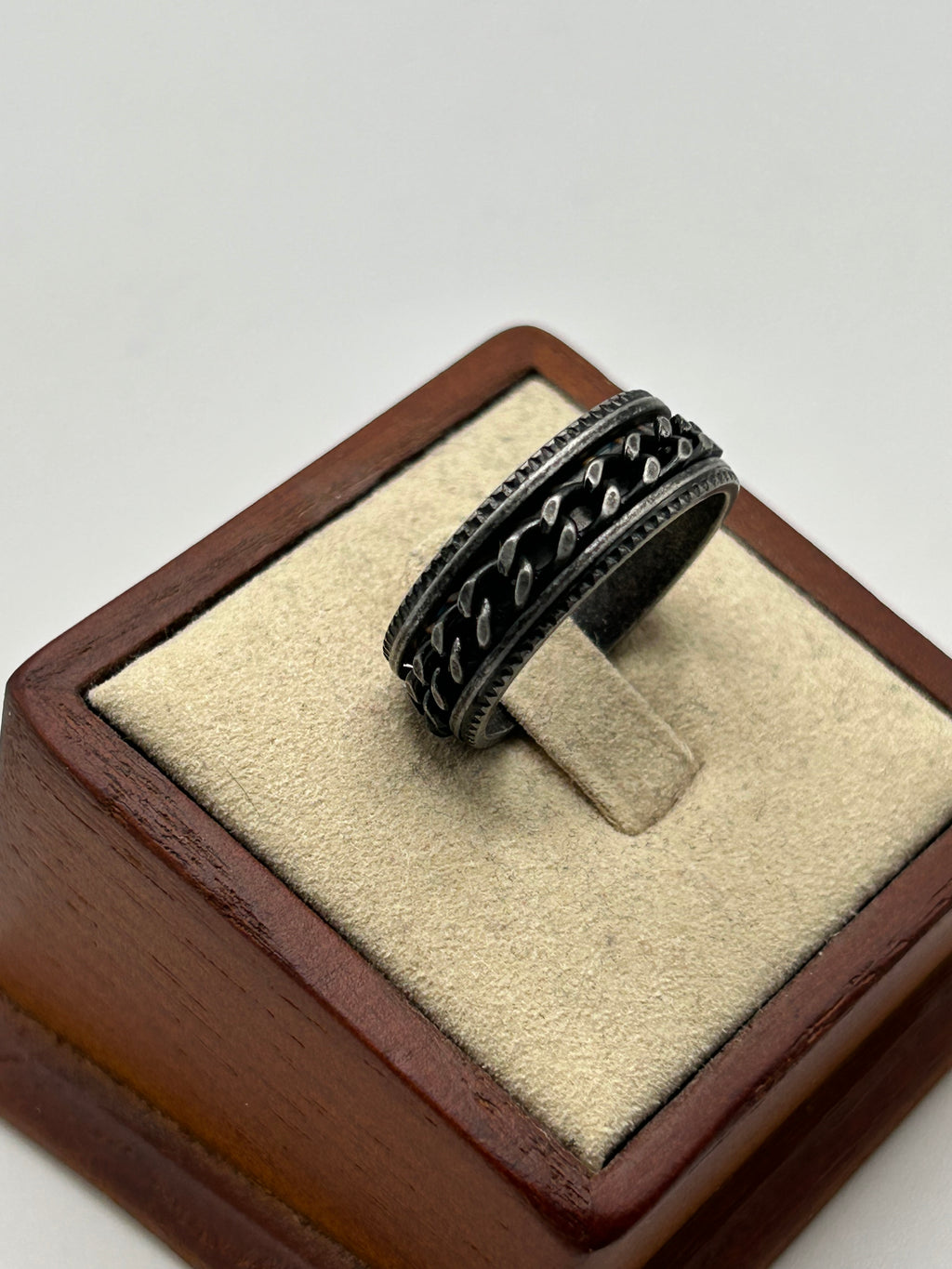 316L Stainless Steel Cuban Ring - Relic Series