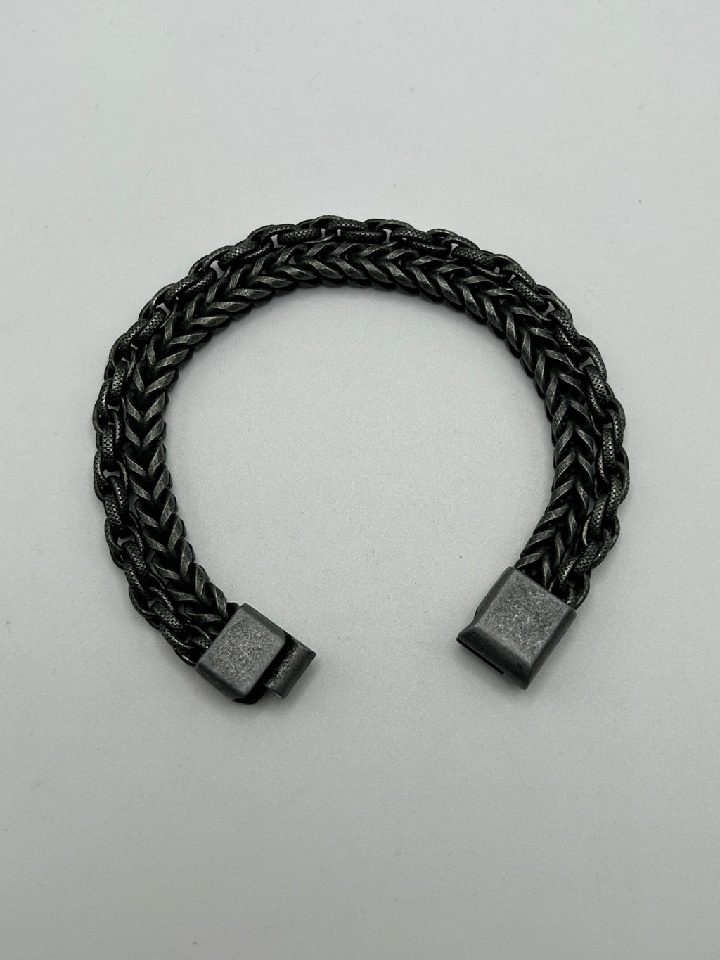 316L Stainless Steel Double Chain Link Bracelet - 13mm