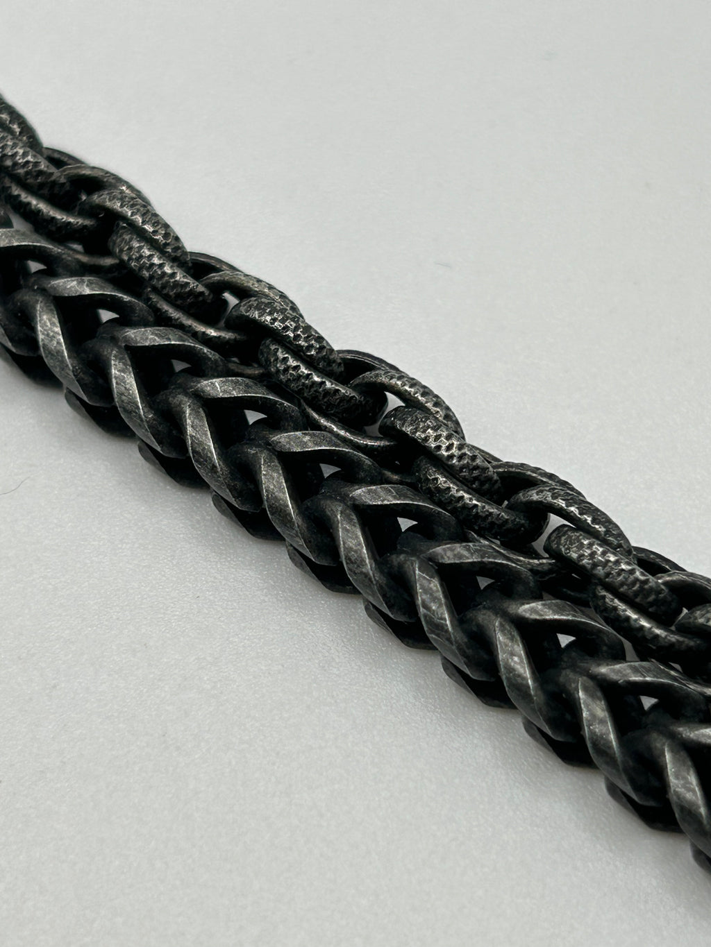 316L Stainless Steel Double Chain Link Bracelet - 13mm