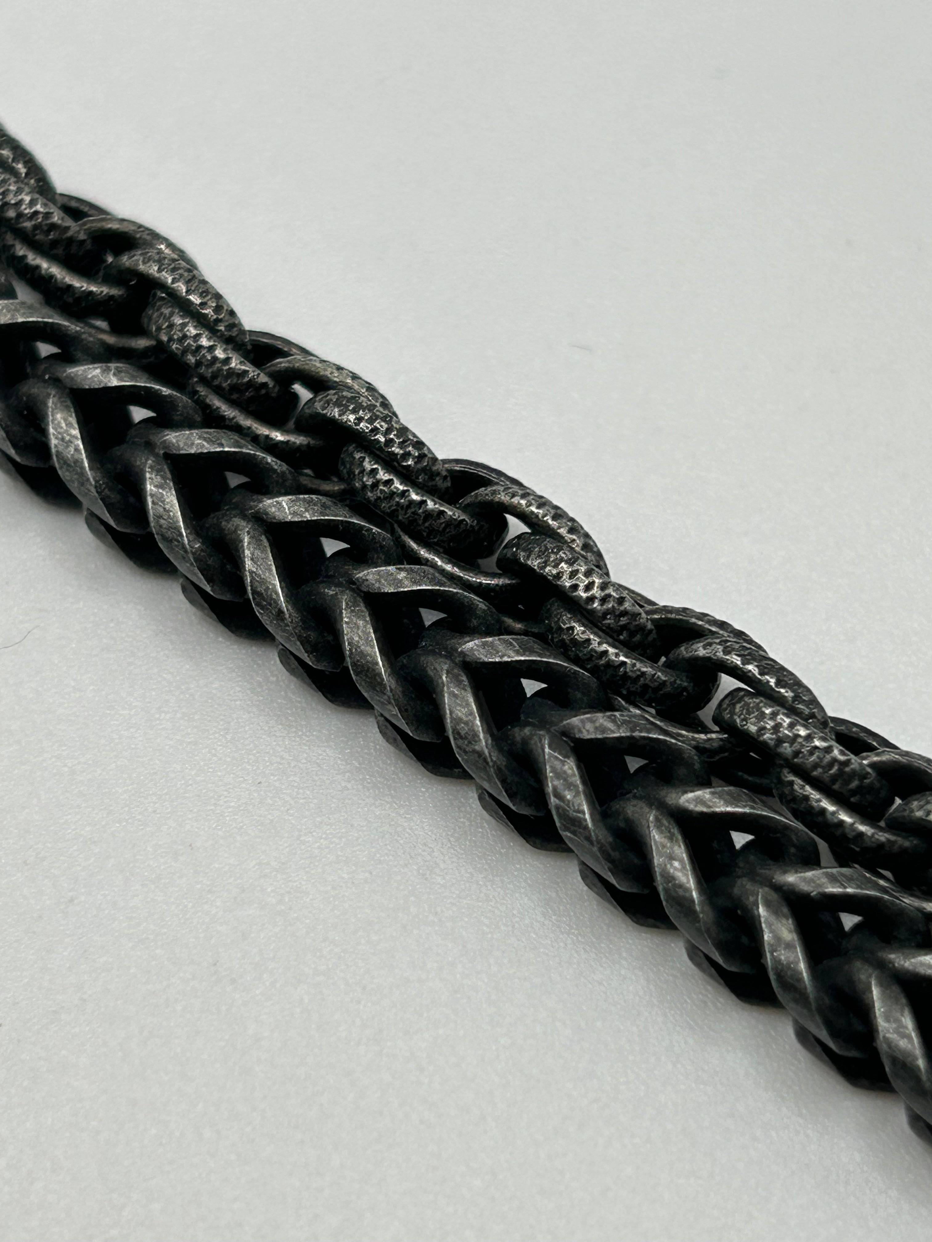 316L Stainless Steel Double Chain Link Bracelet - 13mm