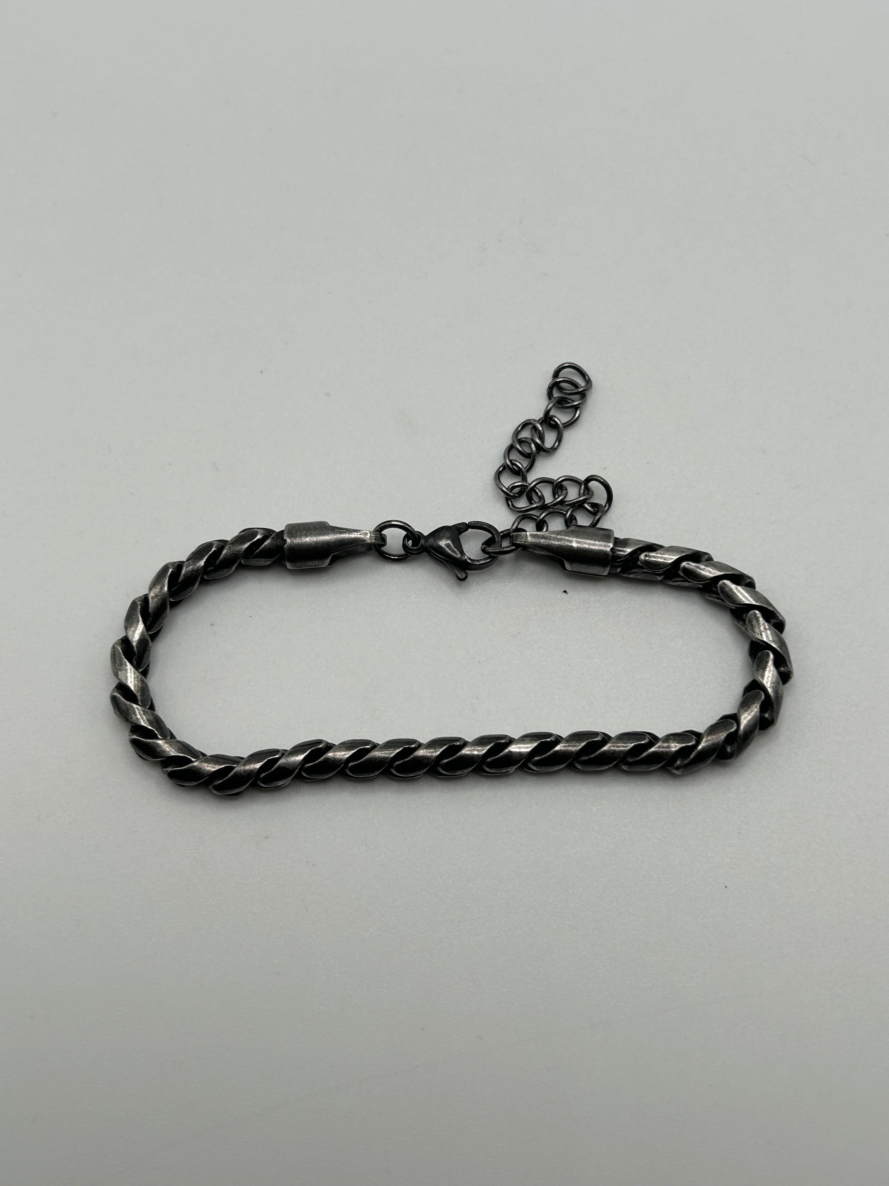 316L Stainless Steel Adjustable Imperial Link Bracelet - 4.6mm