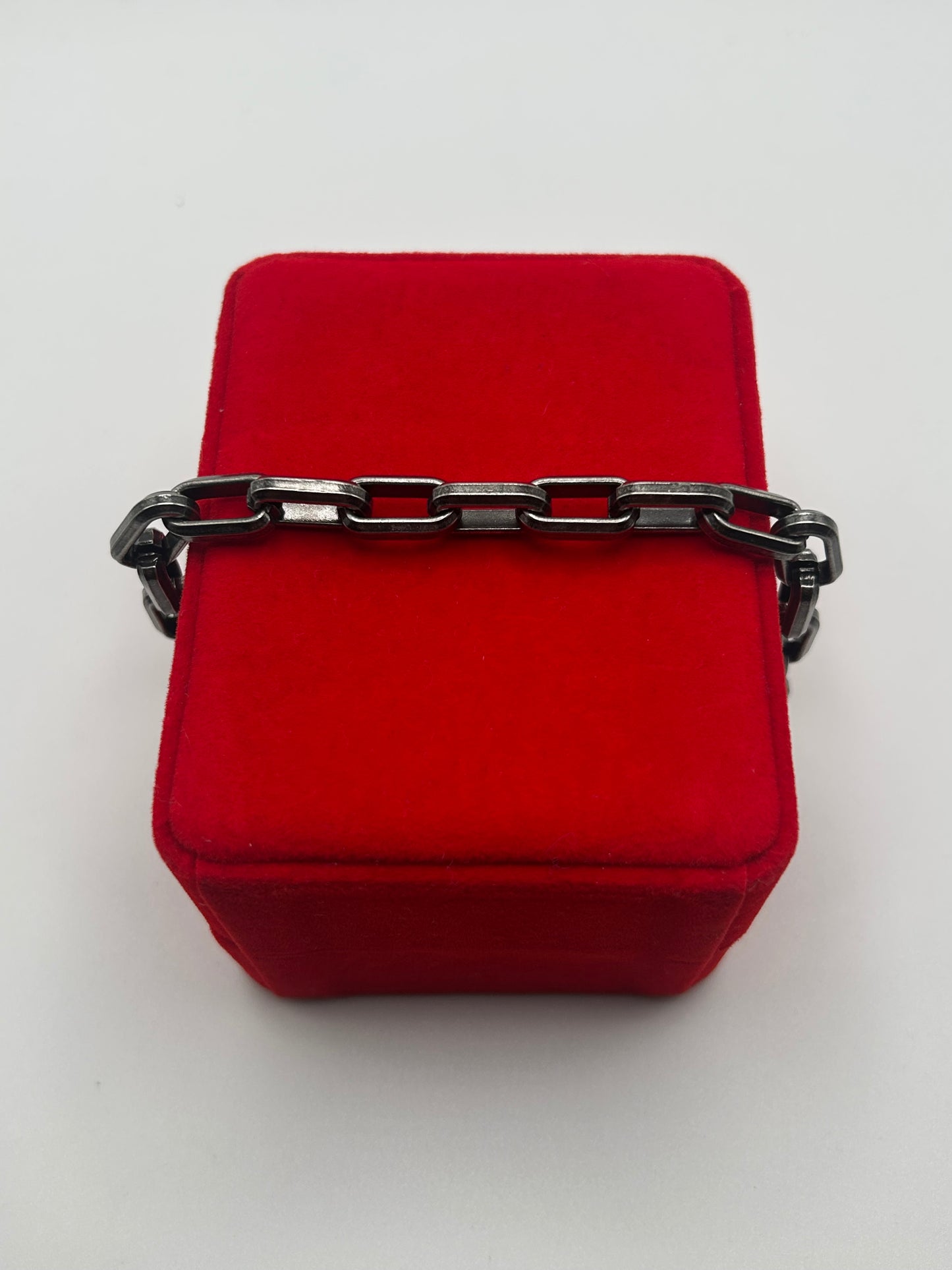 316L Stainless Steel Heavyweight Paper Clip Bracelet - 9.2mm