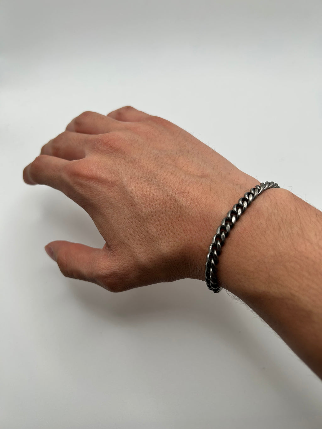 316L Stainless Steel Discrete Cuban Link Bracelet - 6mm
