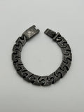 316L Stainless Steel Rough Puzzle Link Bracelet 13mm