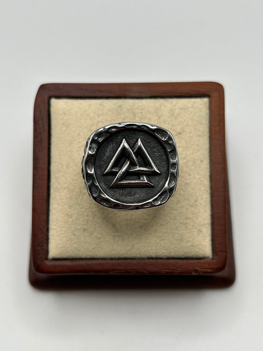 316L Stainless Steel Valknut Ring - Relic Series