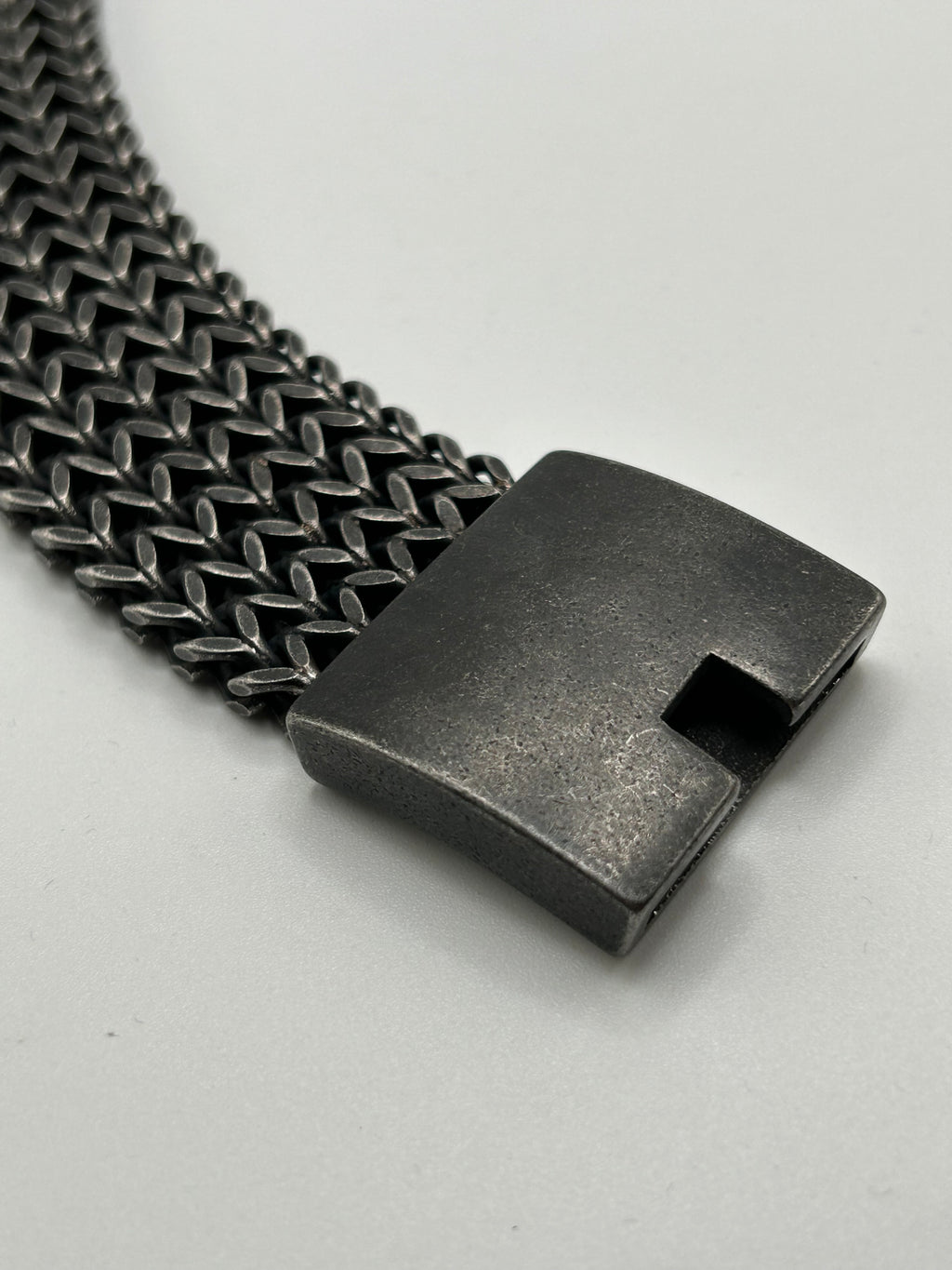 316L Stainless Steel Monster Chainmail Link Bracelet 30mm - 100+ Gram Reserve