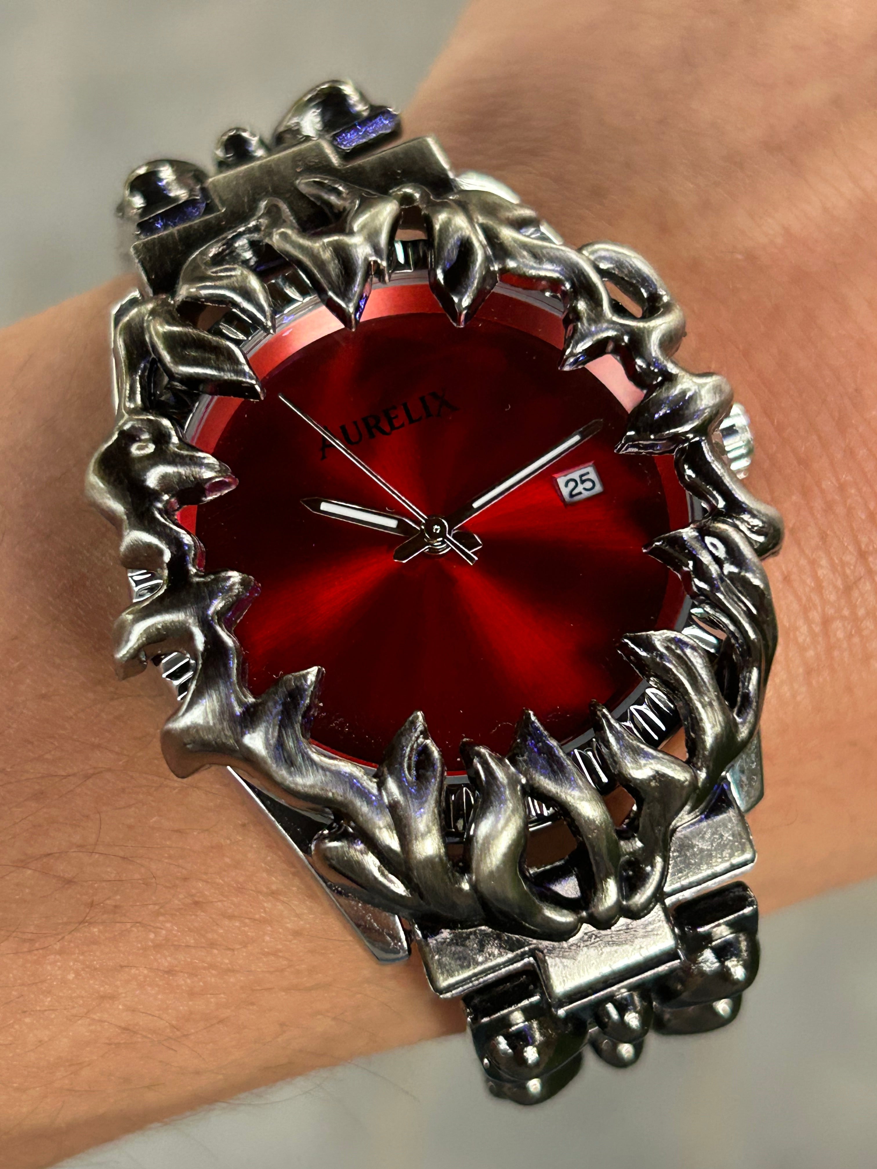 Aurelix Steel Core Series 40mm - Stainless Steel Quartz Watch