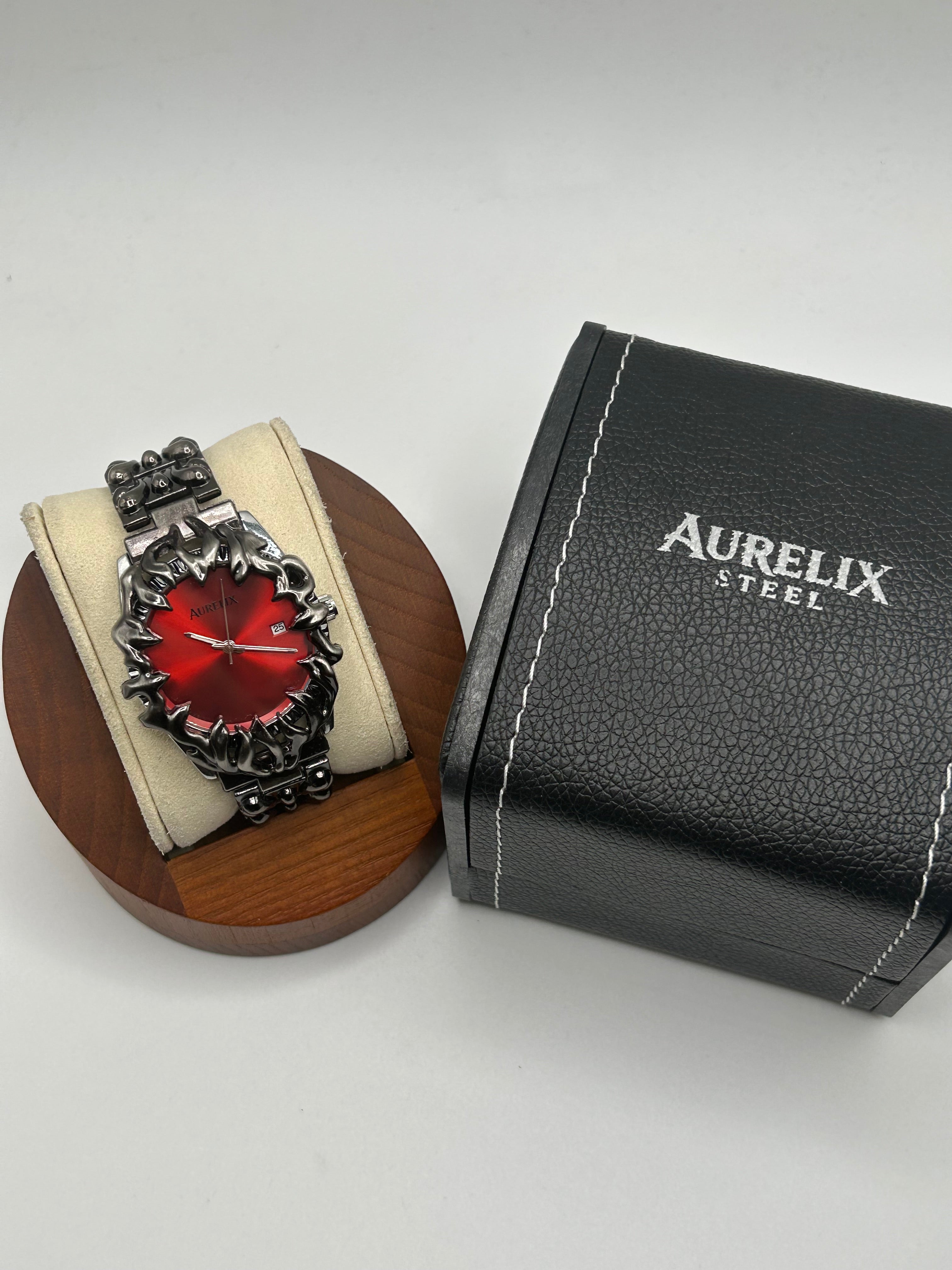 Aurelix Steel Core Series 40mm - Stainless Steel Quartz Watch