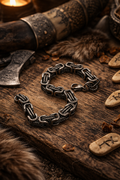 316L Stainless Steel Titan Link Bracelet - 8mm