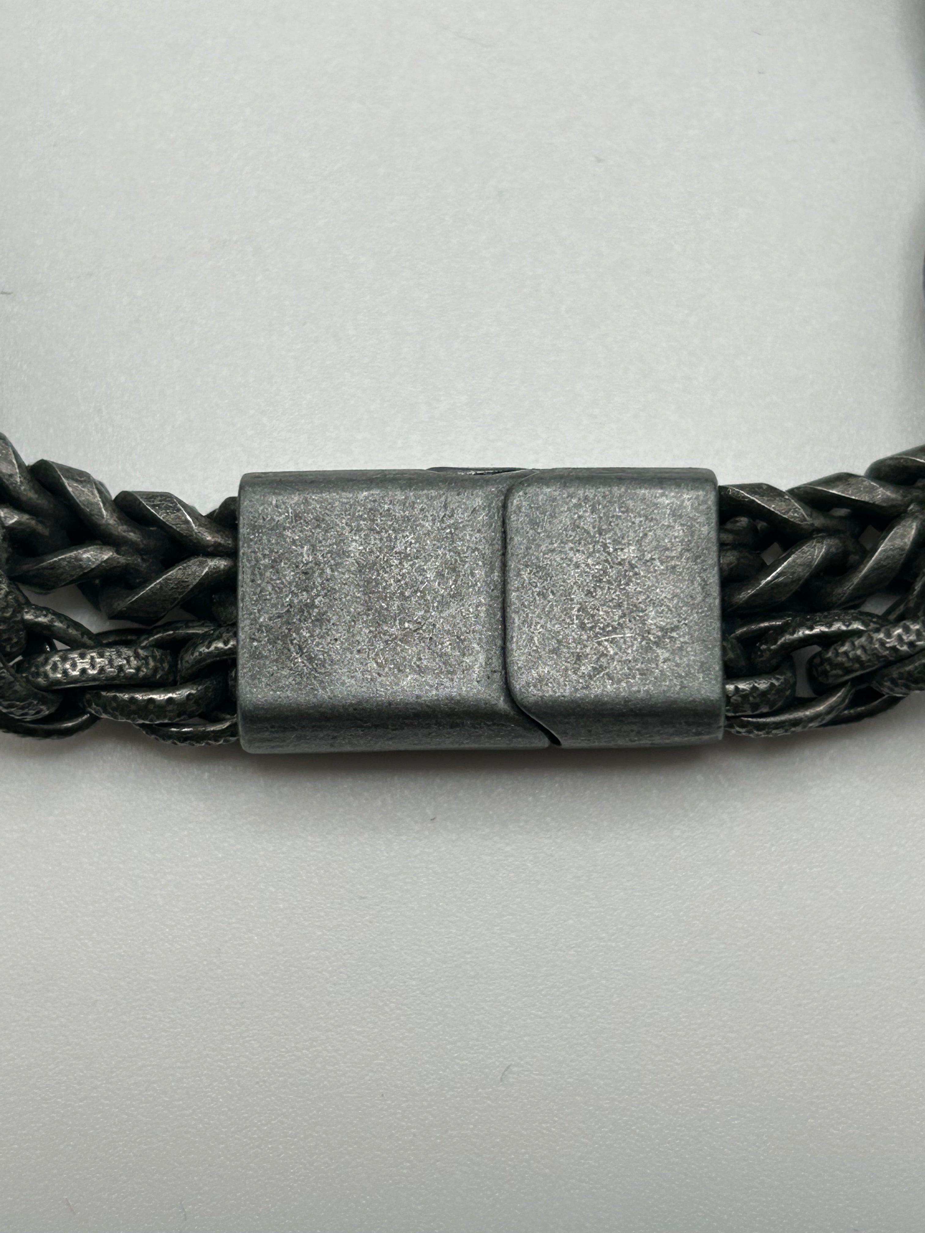 316L Stainless Steel Double Chain Link Bracelet - 13mm