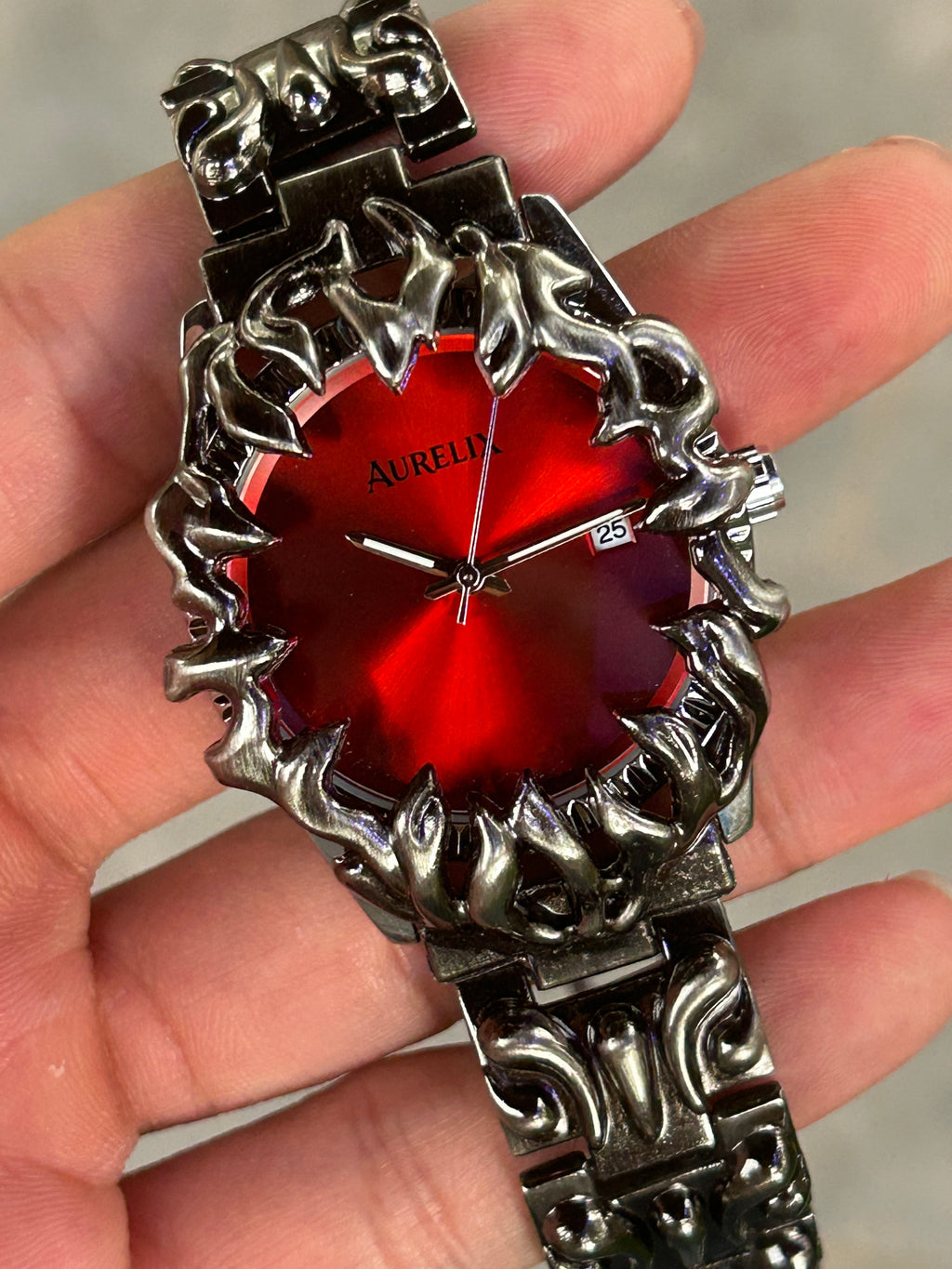 Aurelix Steel Core Series 40mm - Stainless Steel Quartz Watch