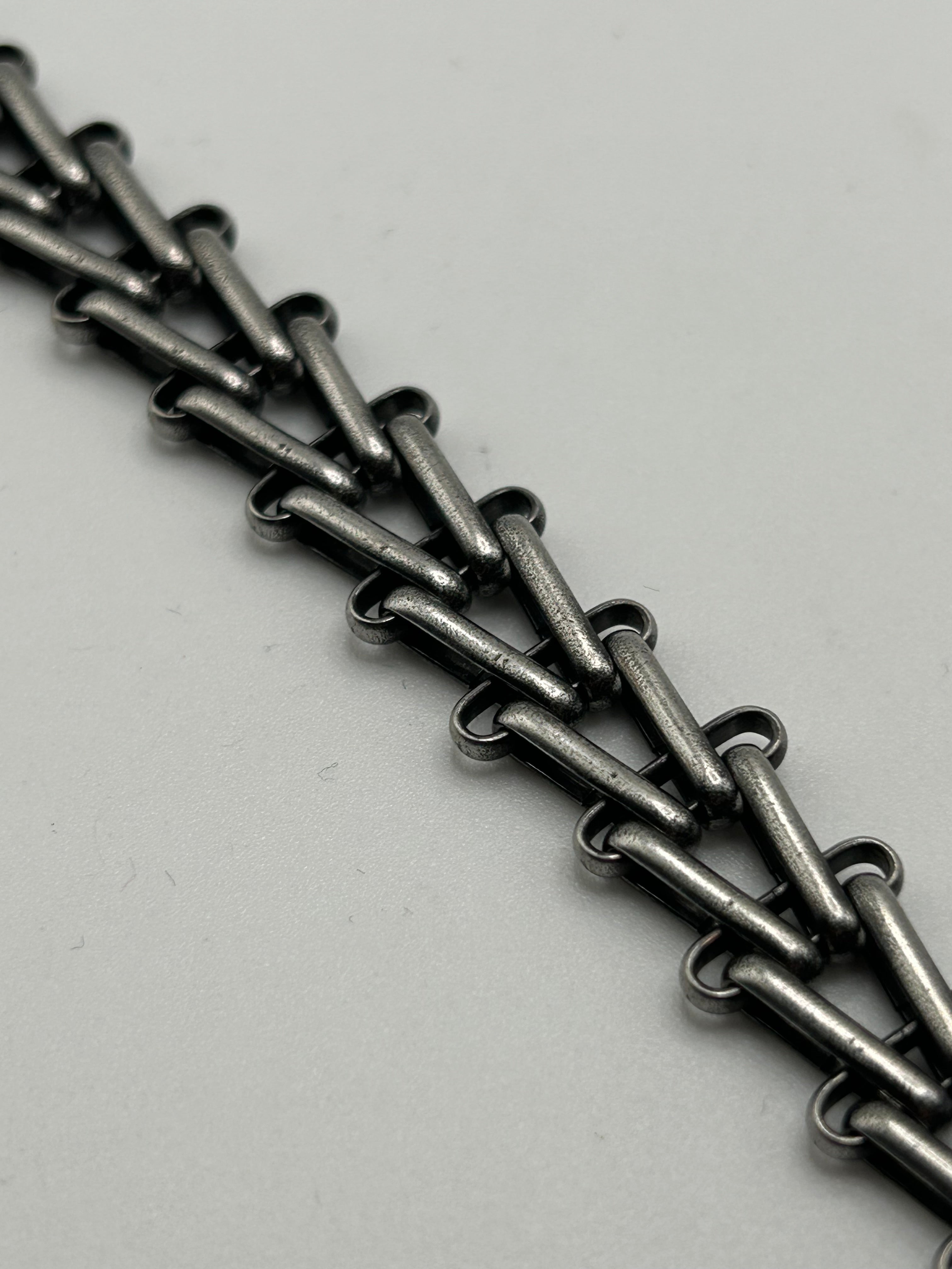 316L Stainless Steel Spine Link Bracelet - 13mm