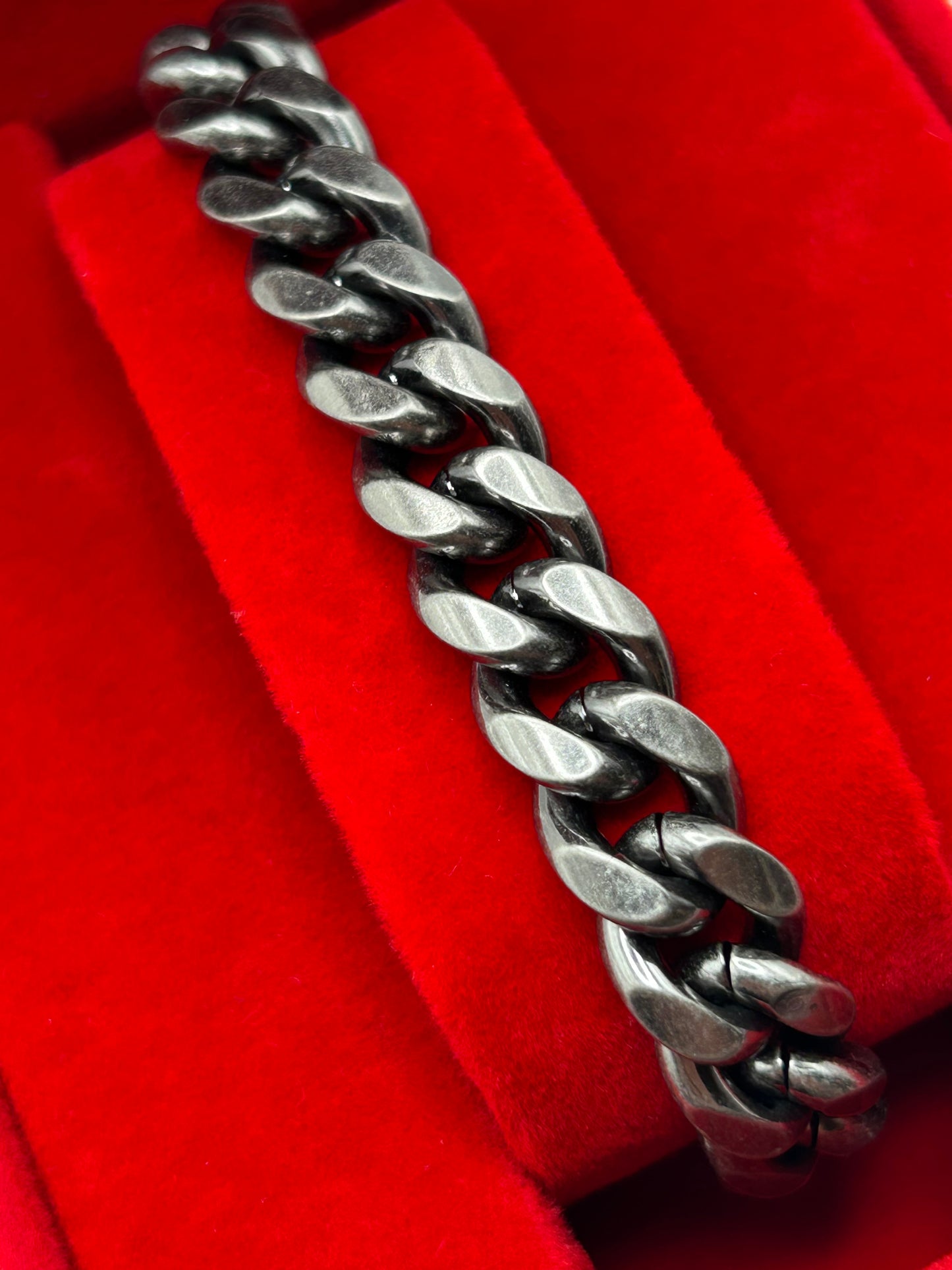 316L Stainless Steel Cuban Link Bracelet - 10mm