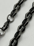 316L Stainless Steel Diamond Link Bracelet - 8.3mm