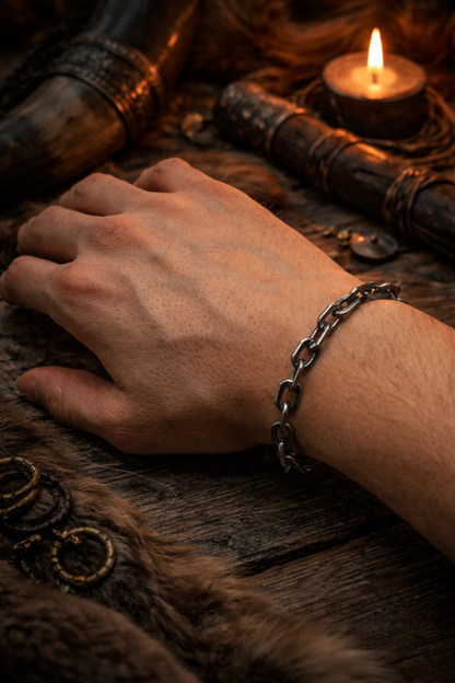 316L Stainless Steel Oval Link Bracelet - 6.5mm