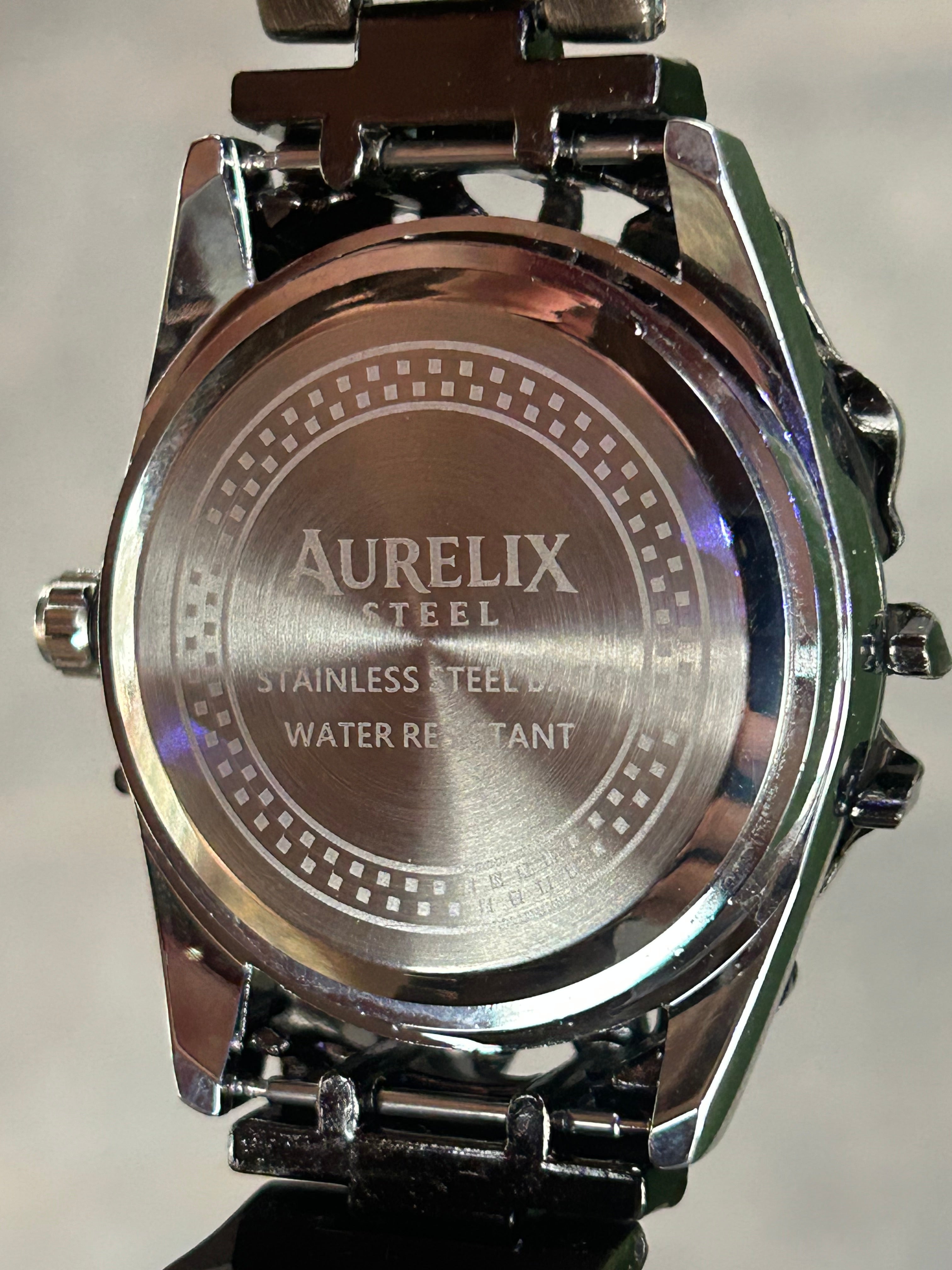 Aurelix Steel Core Series 40mm - Stainless Steel Quartz Watch