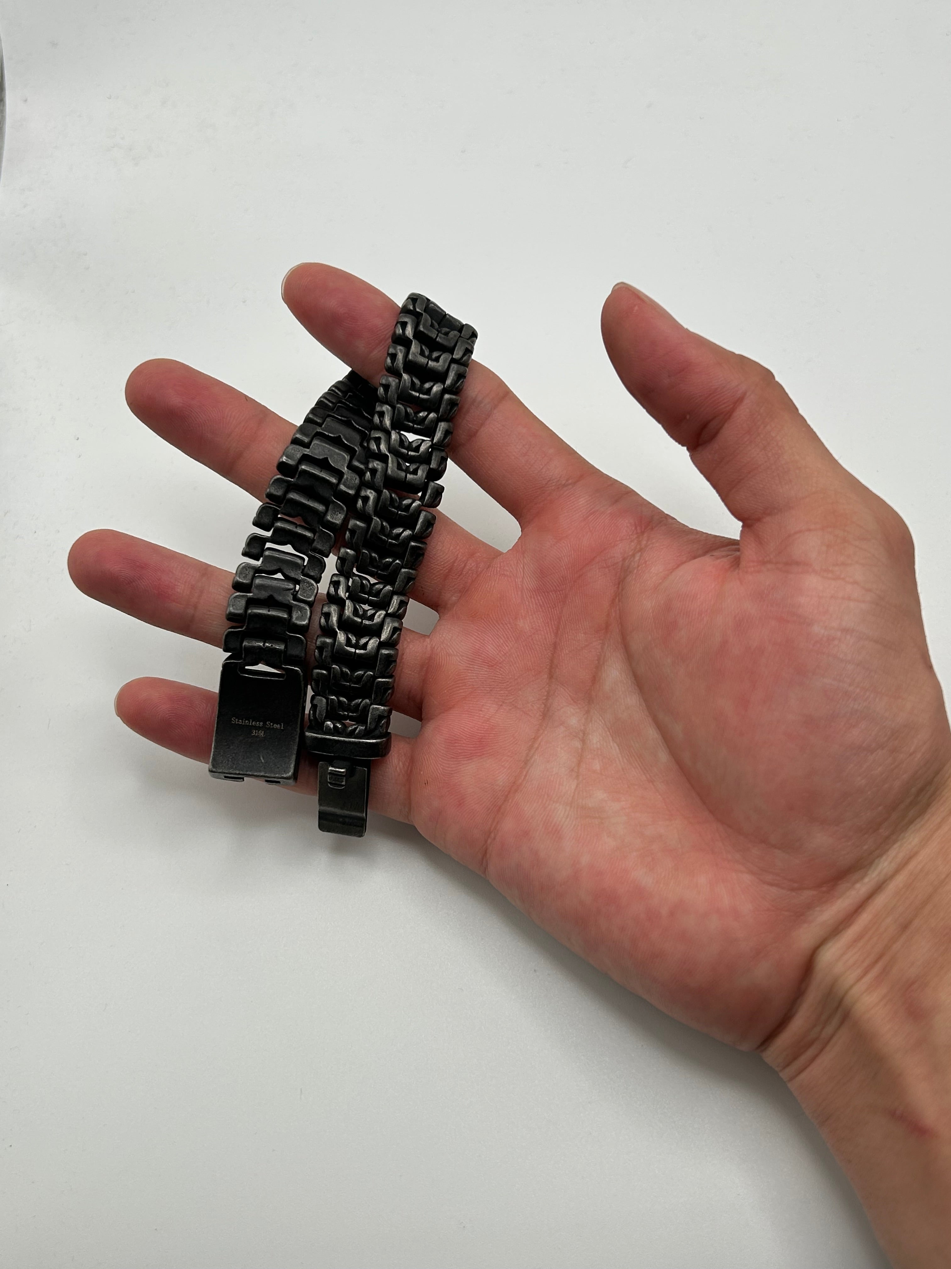 316L Stainless Steel Heritage Link Bracelet - 16mm