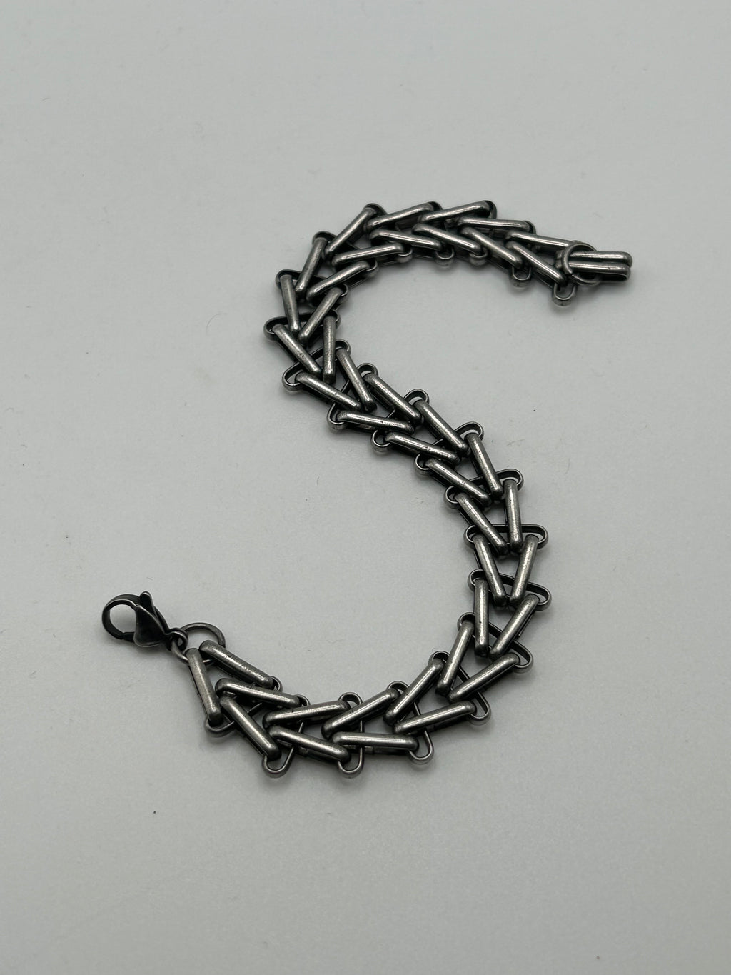 316L Stainless Steel Spine Link Bracelet - 13mm
