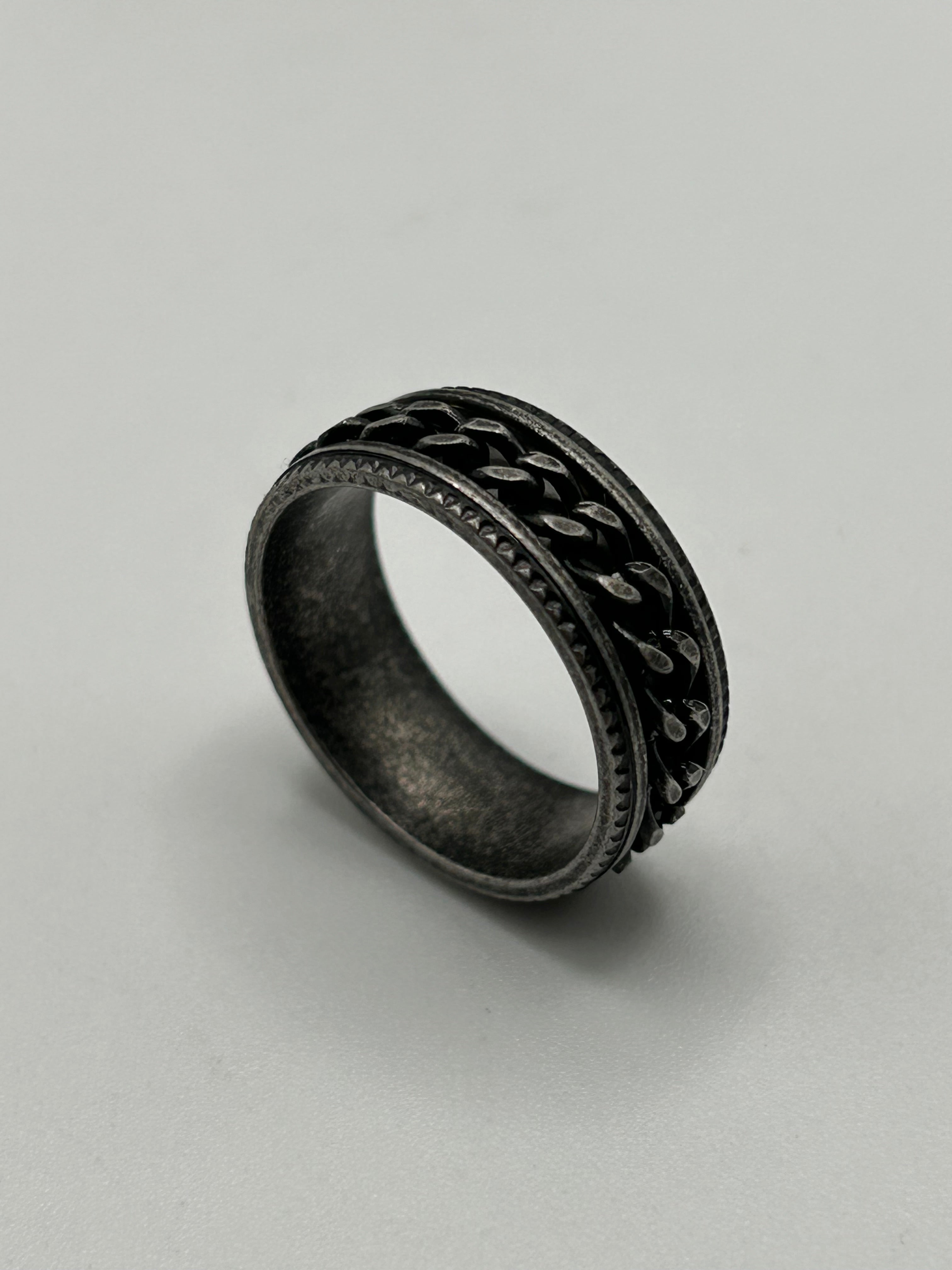 316L Stainless Steel Cuban Ring - Relic Series