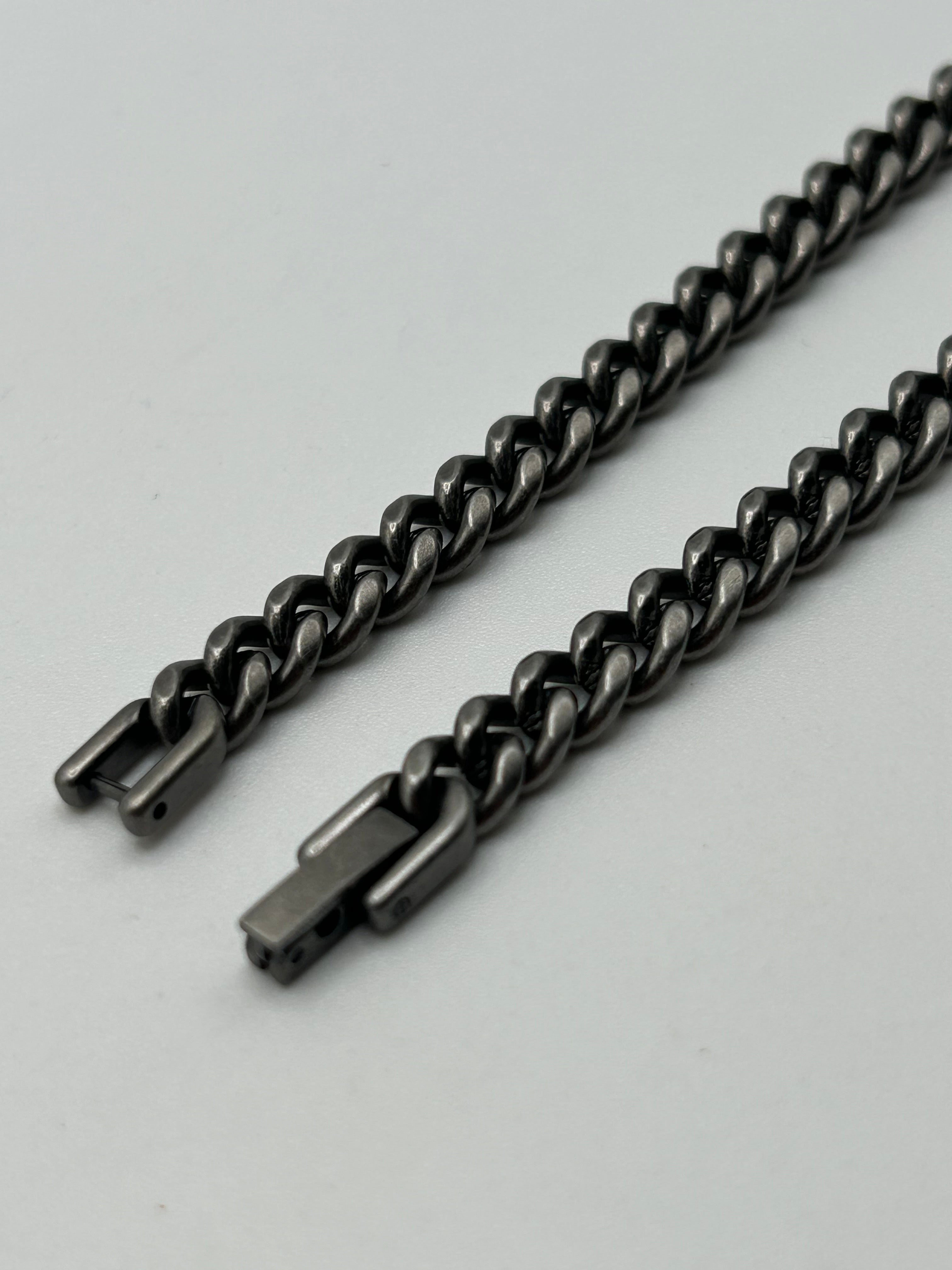 316L Stainless Steel Discrete Cuban Link Bracelet - 6mm