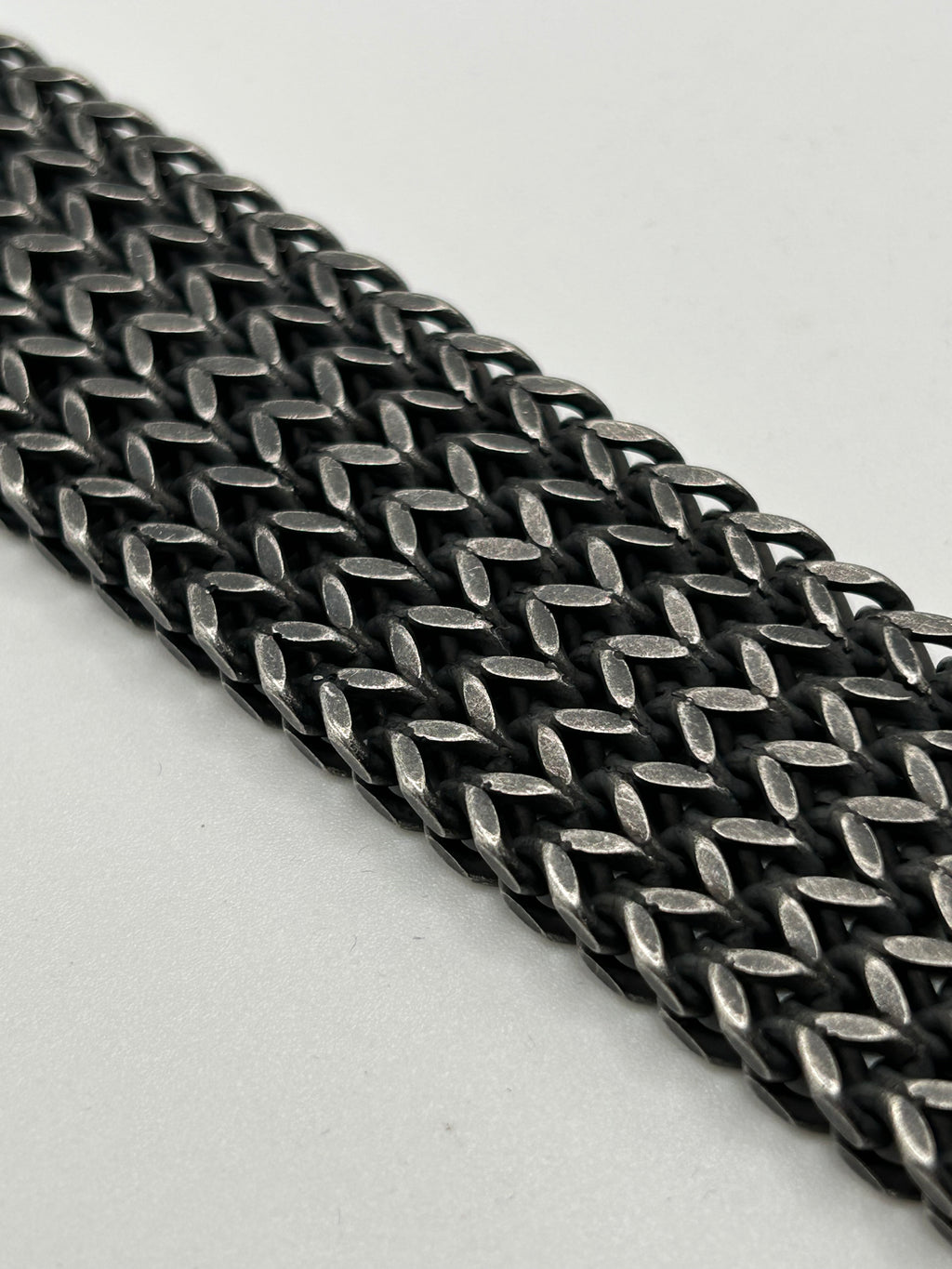 316L Stainless Steel Monster Chainmail Link Bracelet 30mm - 100+ Gram Reserve