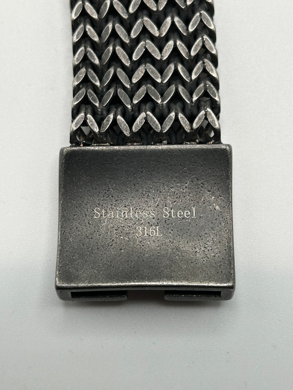 316L Stainless Steel Monster Chainmail Link Bracelet 30mm - 100+ Gram Reserve