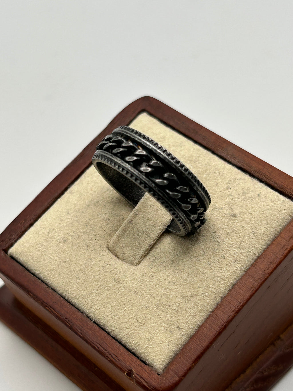316L Stainless Steel Cuban Ring - Relic Series
