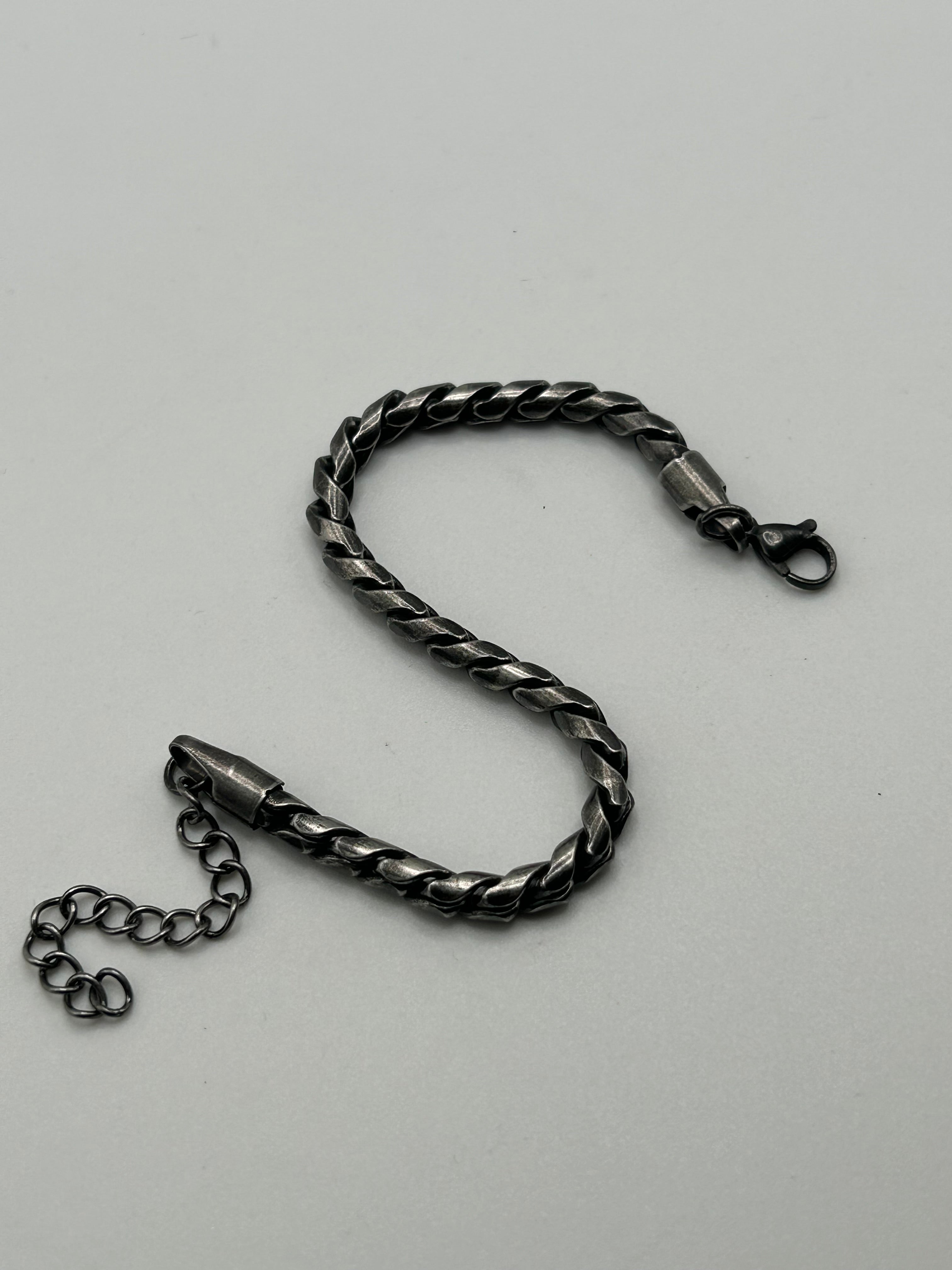 316L Stainless Steel Adjustable Imperial Link Bracelet - 4.6mm