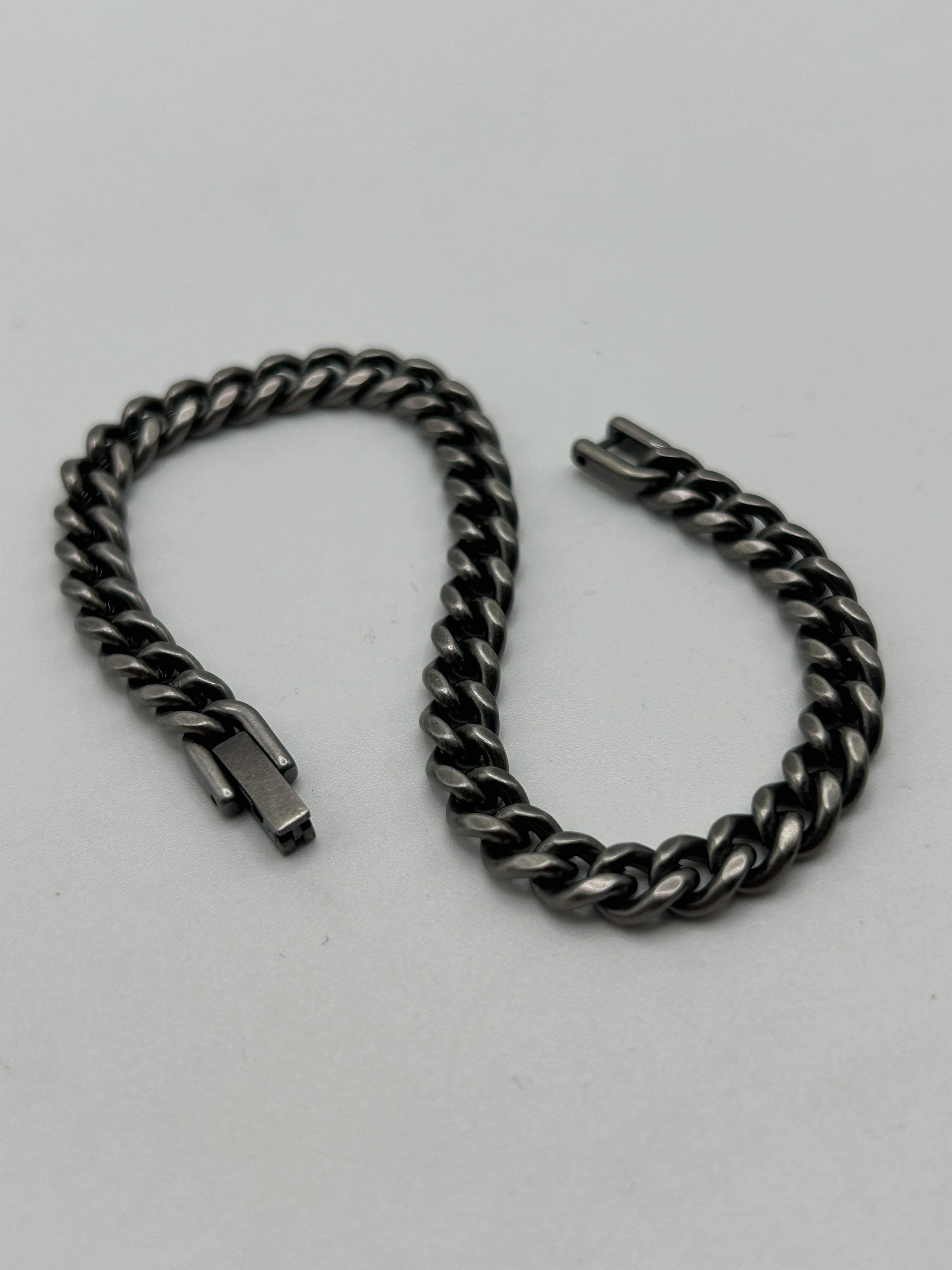 316L Stainless Steel Discrete Cuban Link Bracelet - 6mm