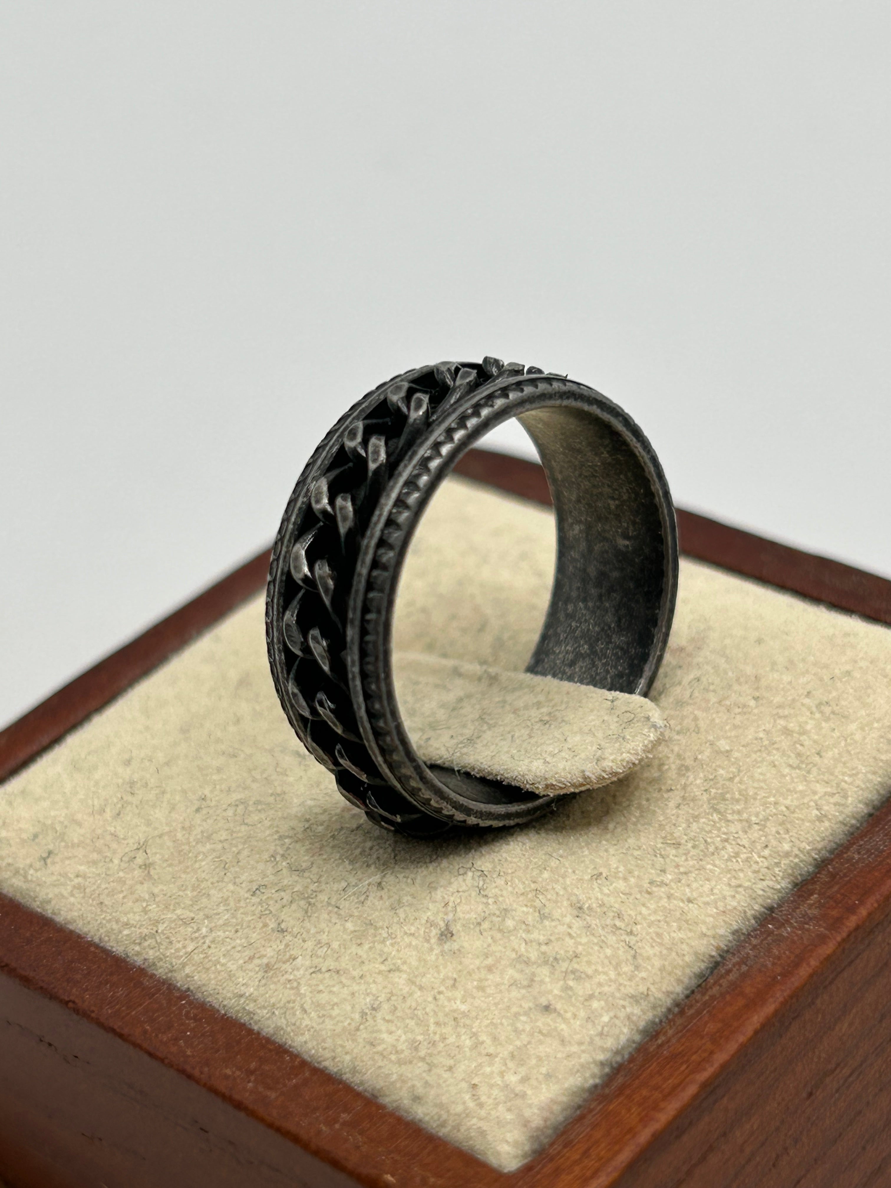 316L Stainless Steel Cuban Ring - Relic Series