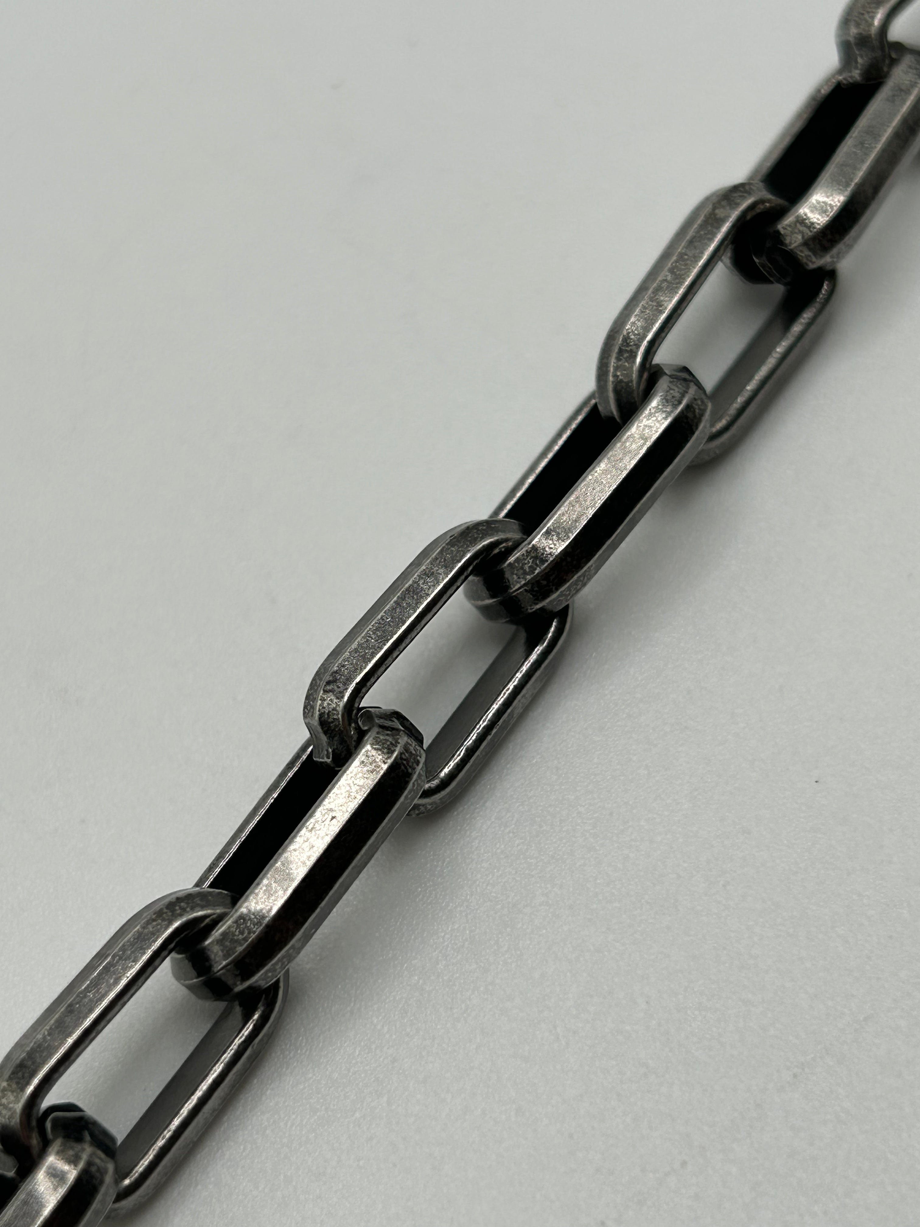 316L Stainless Steel Heavyweight Paper Clip Bracelet - 9.2mm