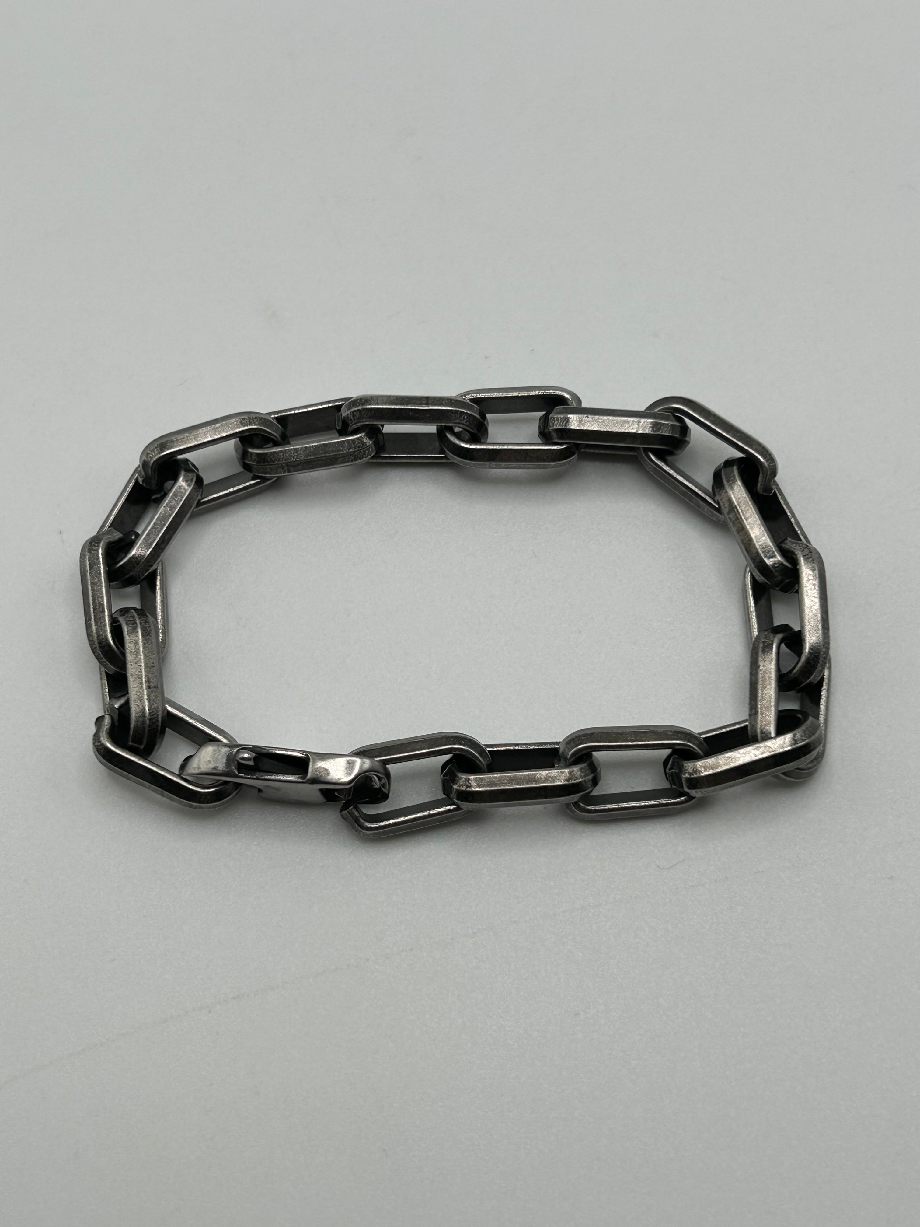 316L Stainless Steel Heavyweight Paper Clip Bracelet - 9.2mm