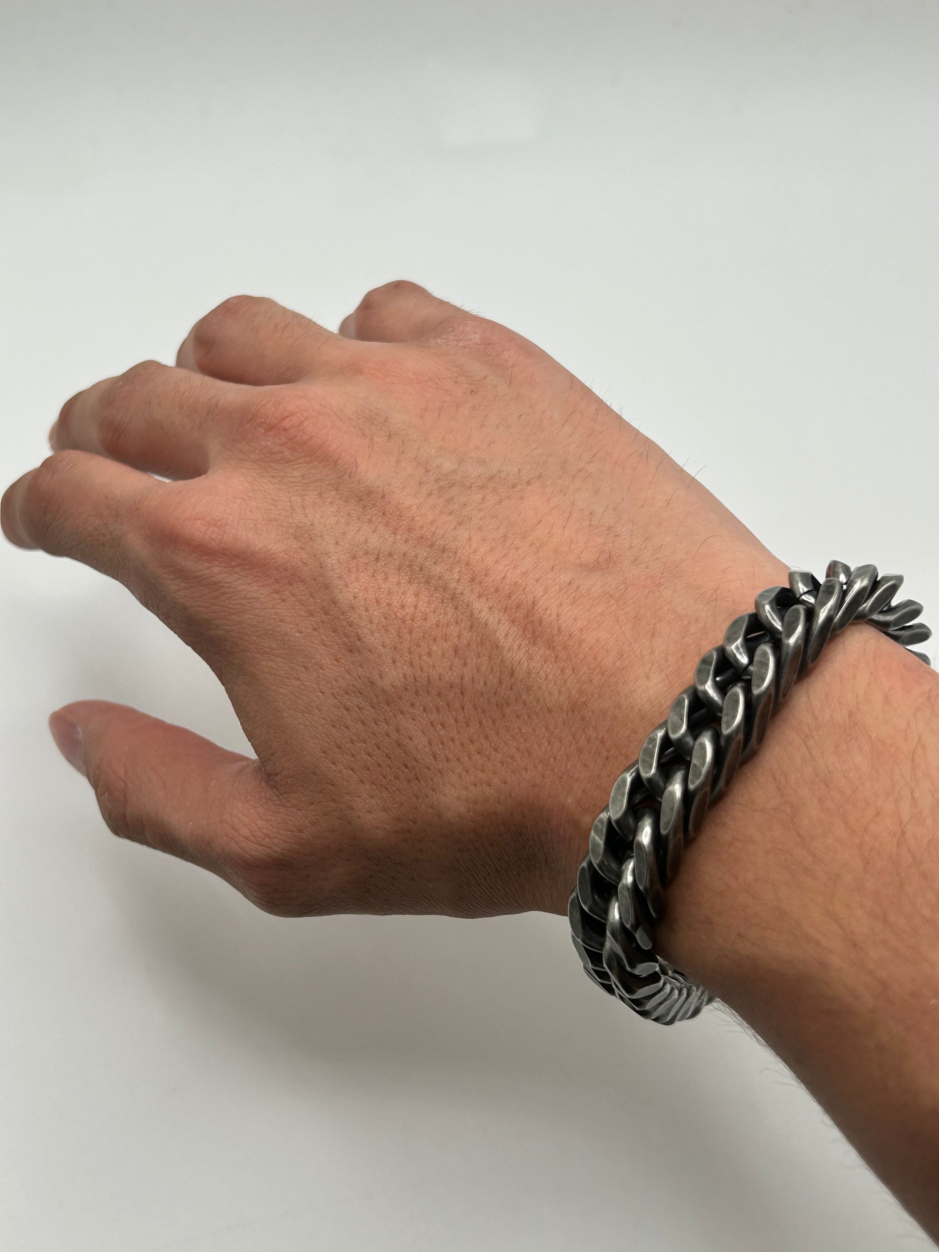 316L Stainless Steel Heavyweight Cuban Link Bracelet - 12MM