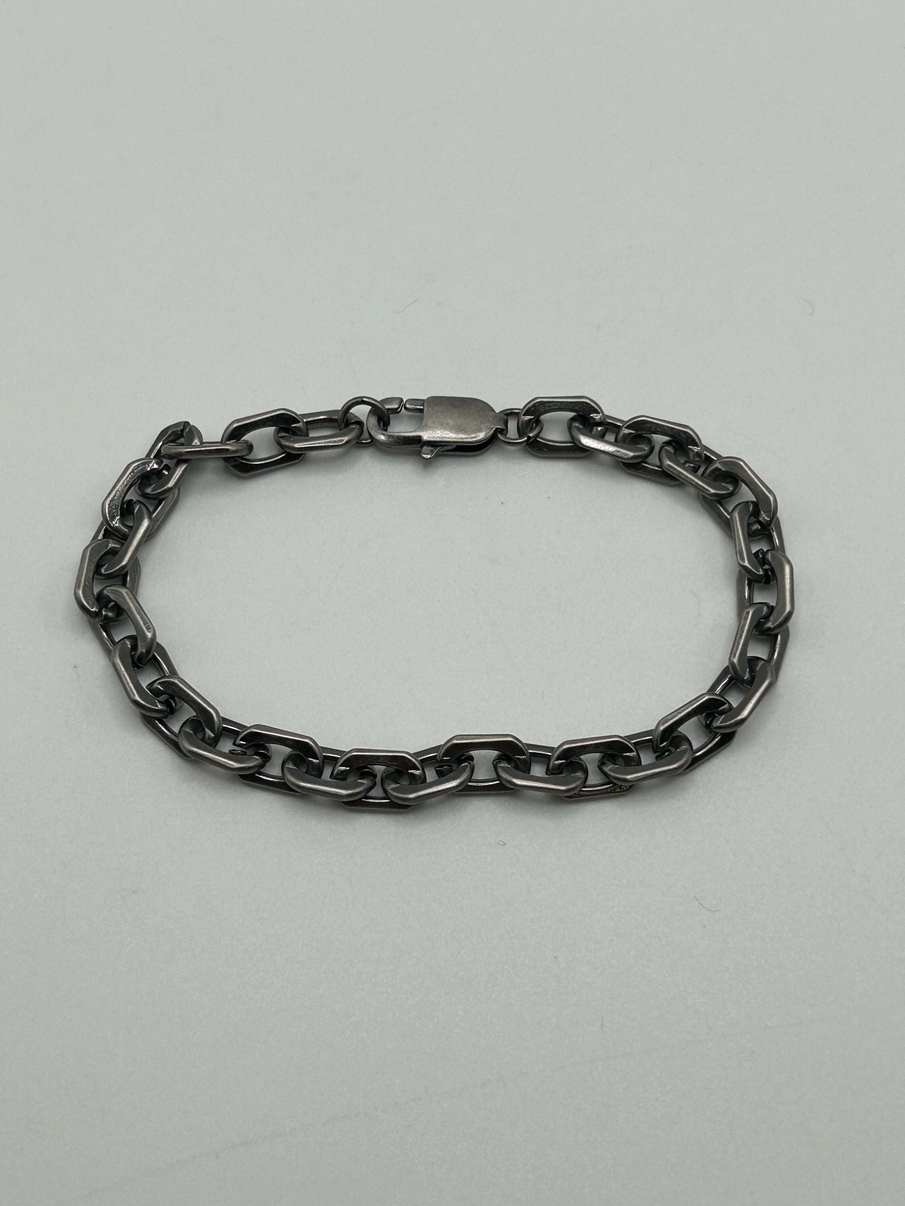316L Stainless Steel Oval Link Bracelet - 6.5mm