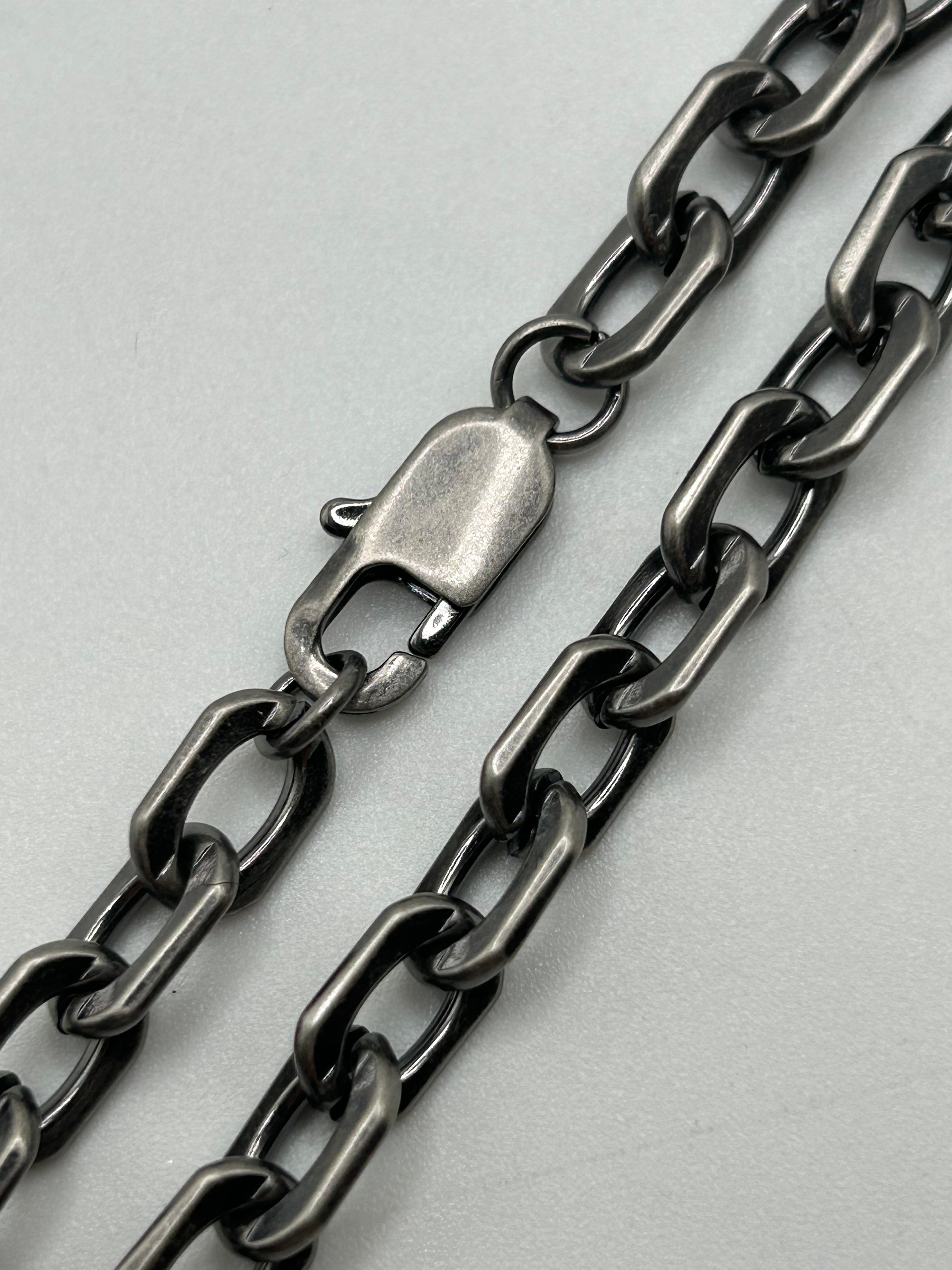 316L Stainless Steel Oval Link Bracelet - 6.5mm