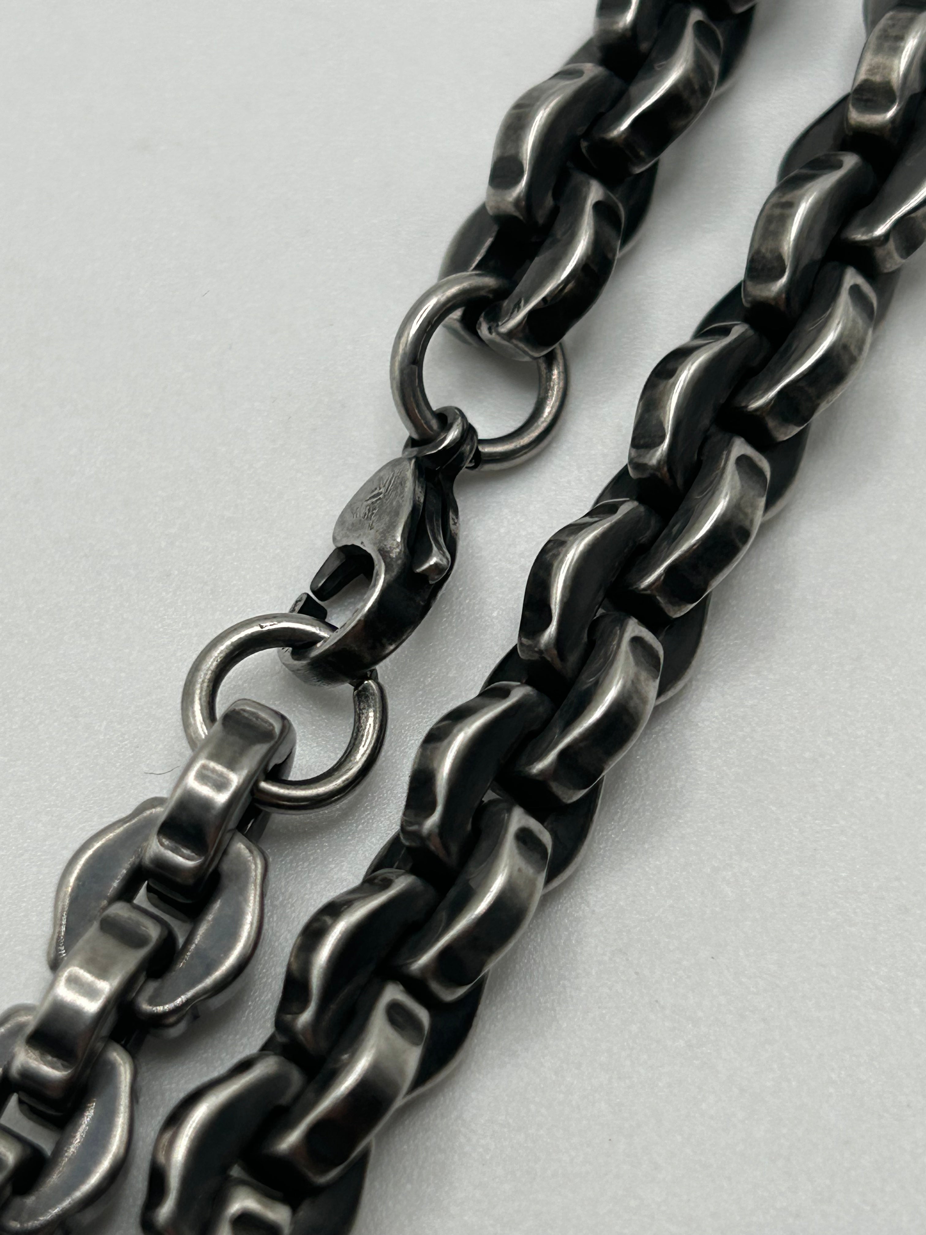 316L Stainless Steel Ironbound Link Bracelet - 8.7mm