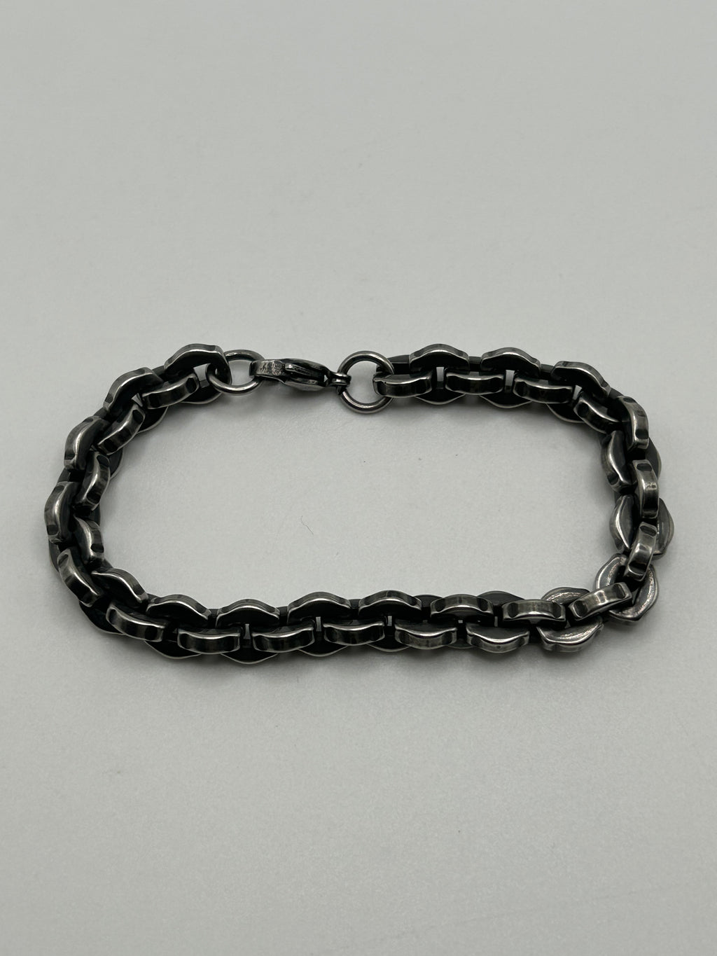 316L Stainless Steel Ironbound Link Bracelet - 8.7mm