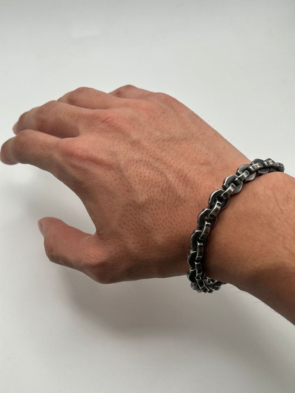 316L Stainless Steel Ironbound Link Bracelet - 8.7mm